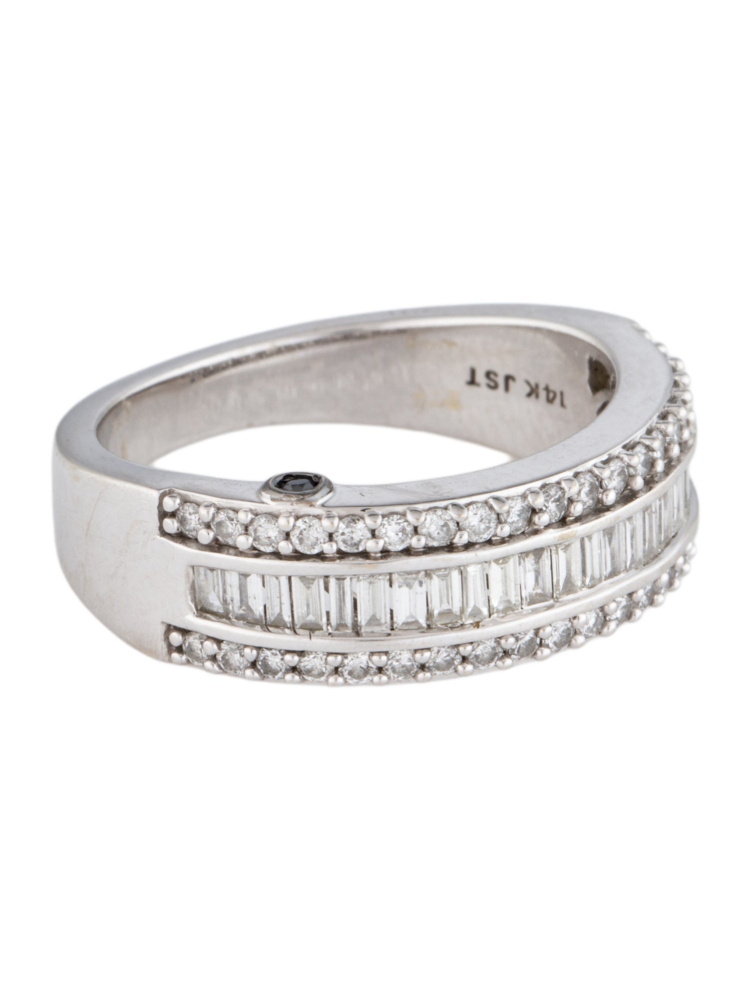 Ring 14K Diamond Half Eternity Band