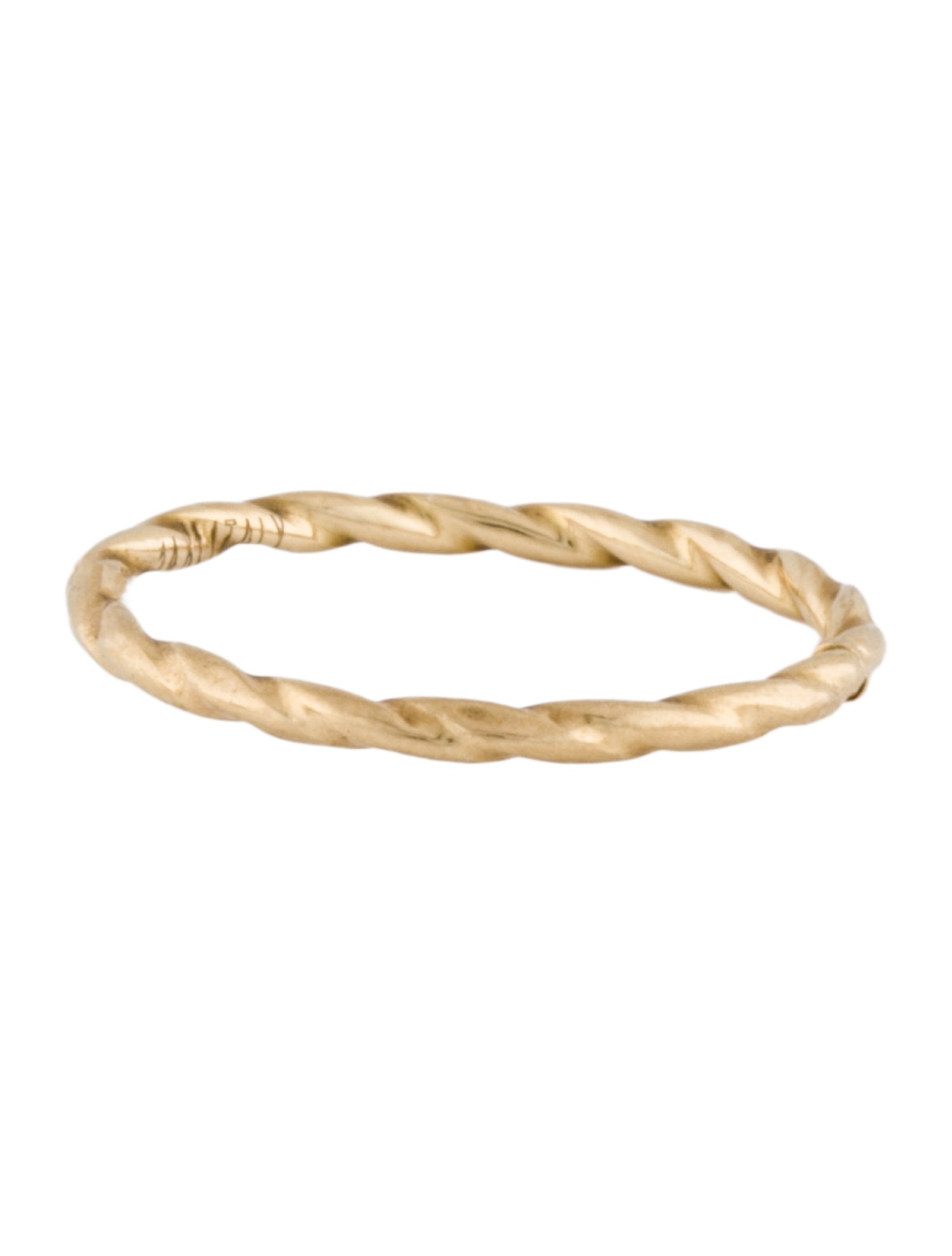 Ring 14K Twisted Stacking Band