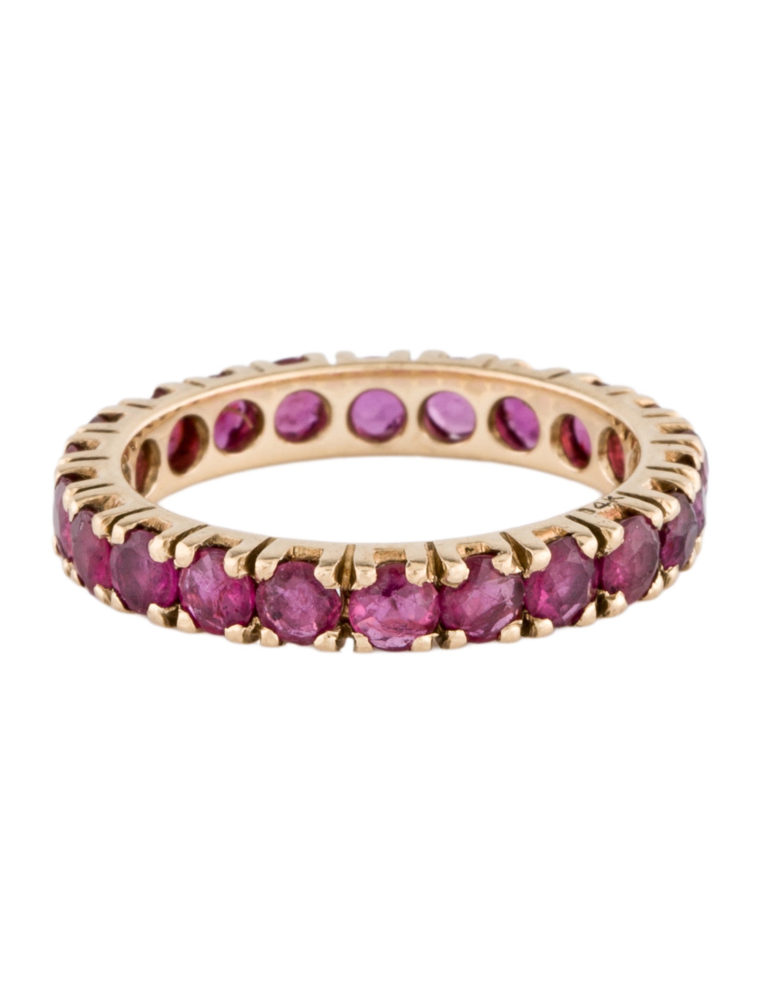 Ring 14K 1.98ctw Ruby Eternity Band
