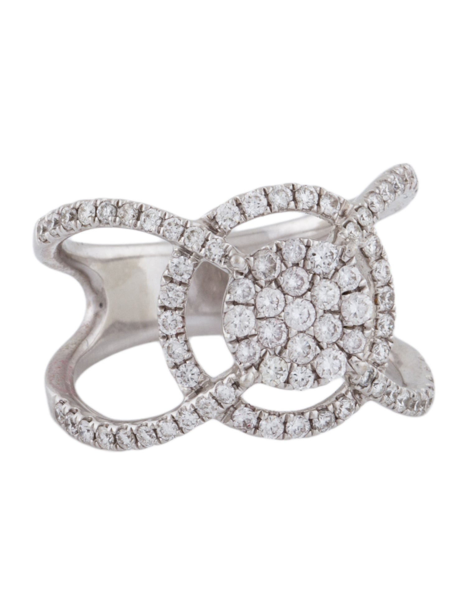 Ring 14K Diamond Cocktail