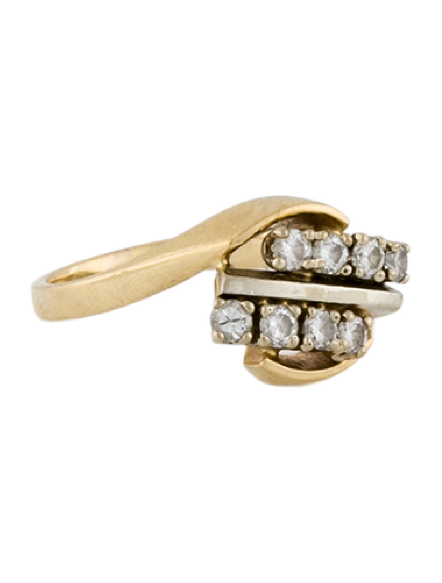 Ring 14K Two-Toned Diamond