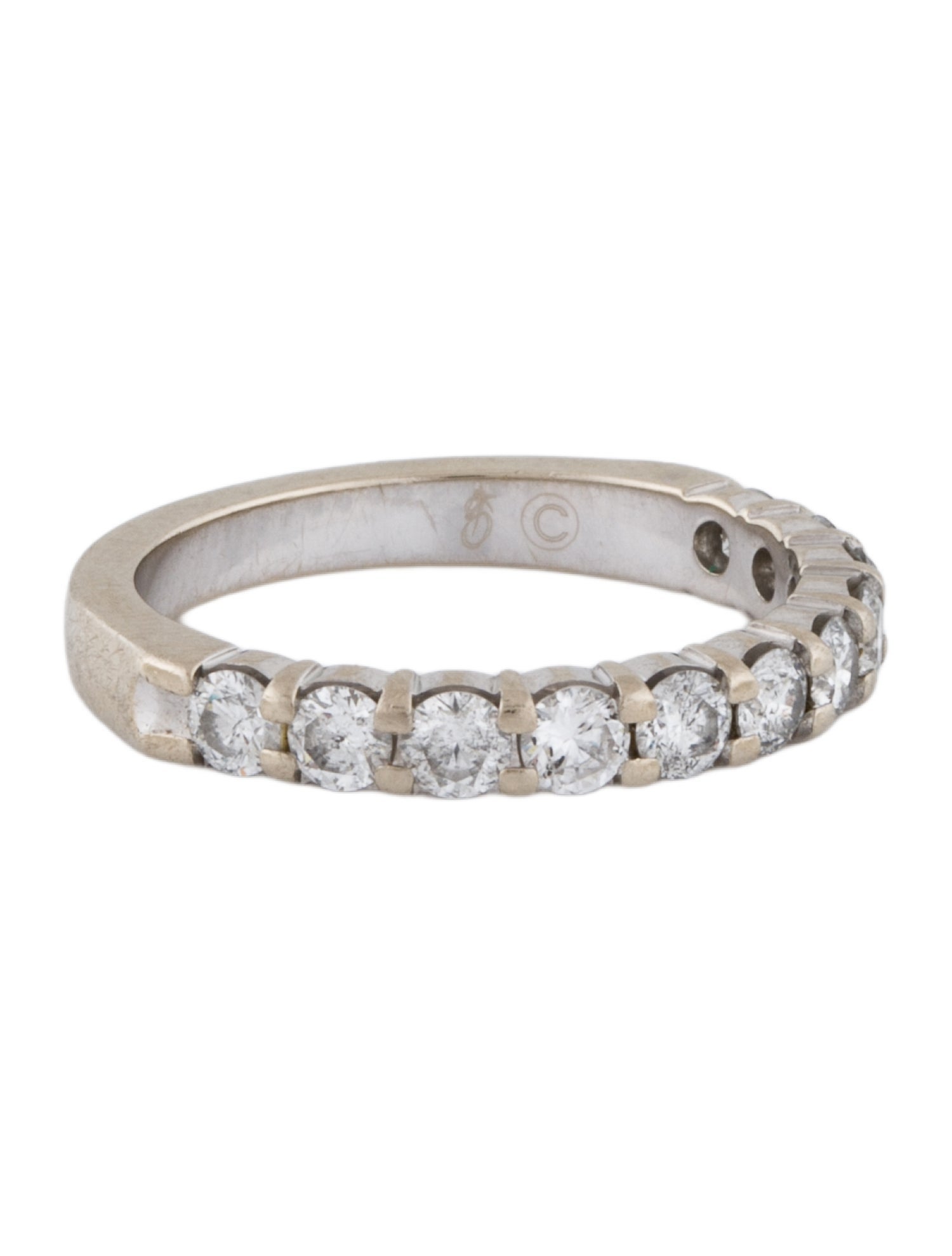 Ring 14K 1.10ctw Diamond Half Eternity band