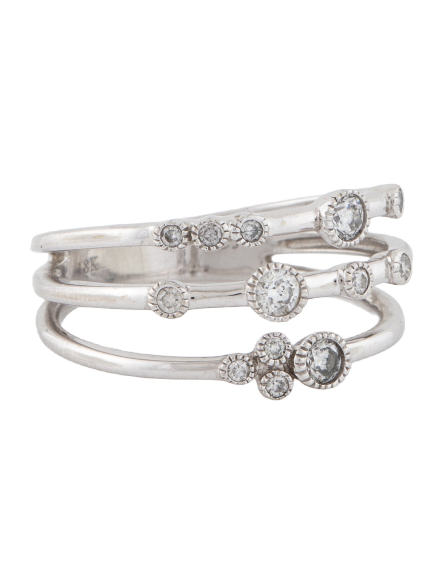 Ring 18K Diamond Cocktail