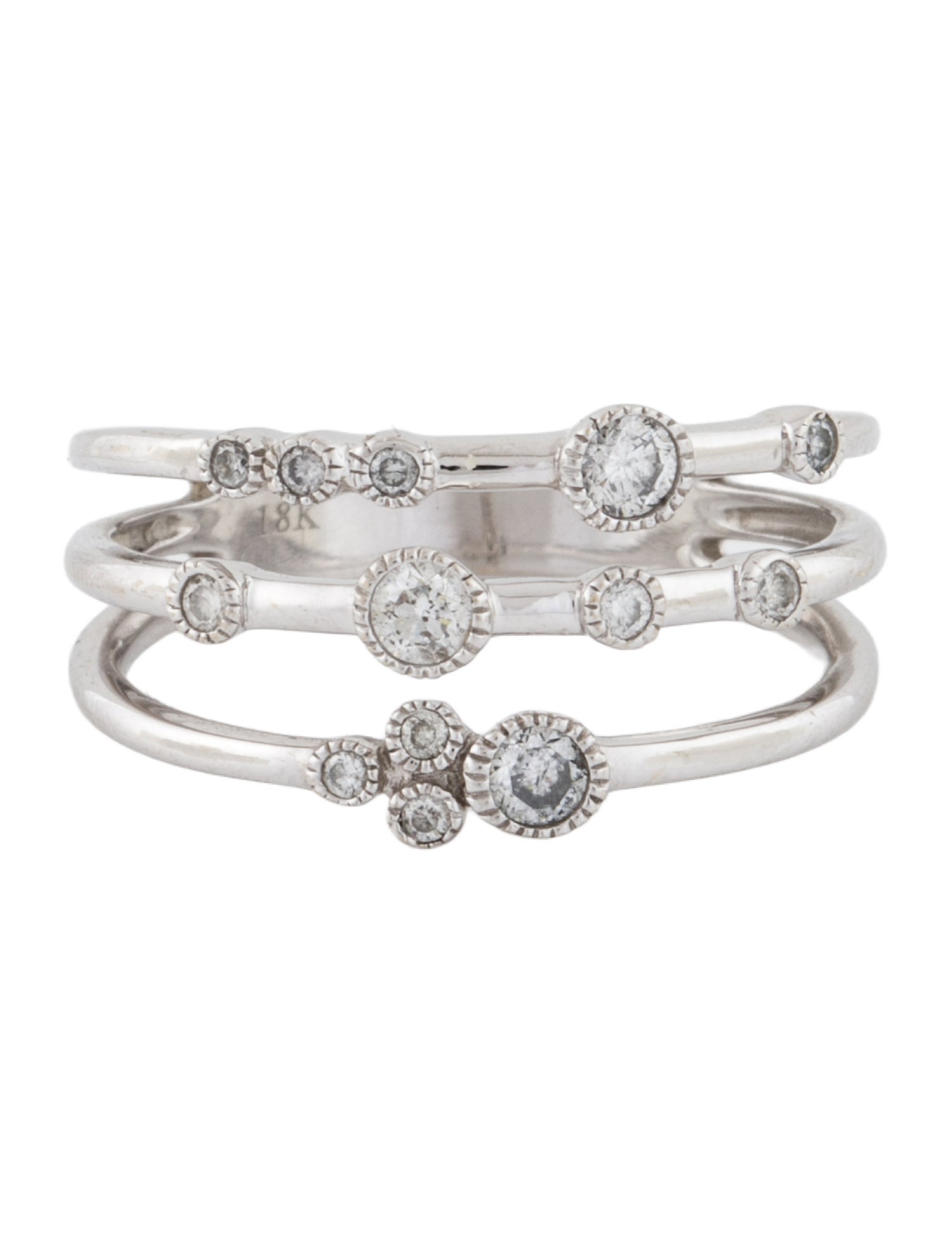 Ring 18K Diamond Cocktail