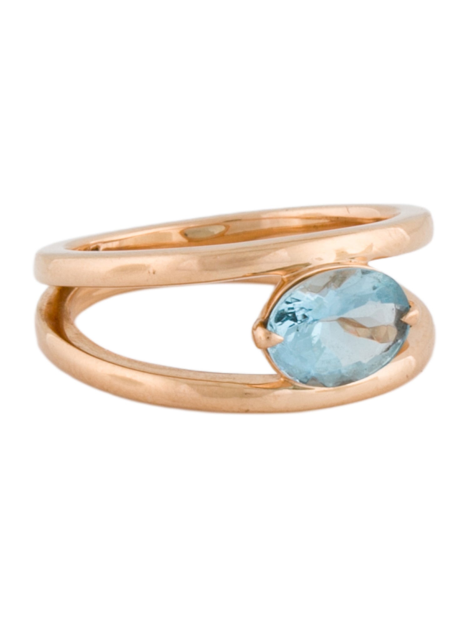 Ring Alex Jona 18K Aquamarine Cocktail RIng