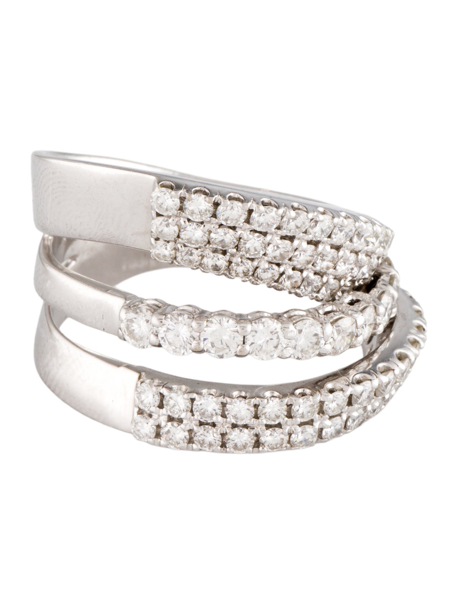 Damiani 18K 2.25ctw Diamond Row Band