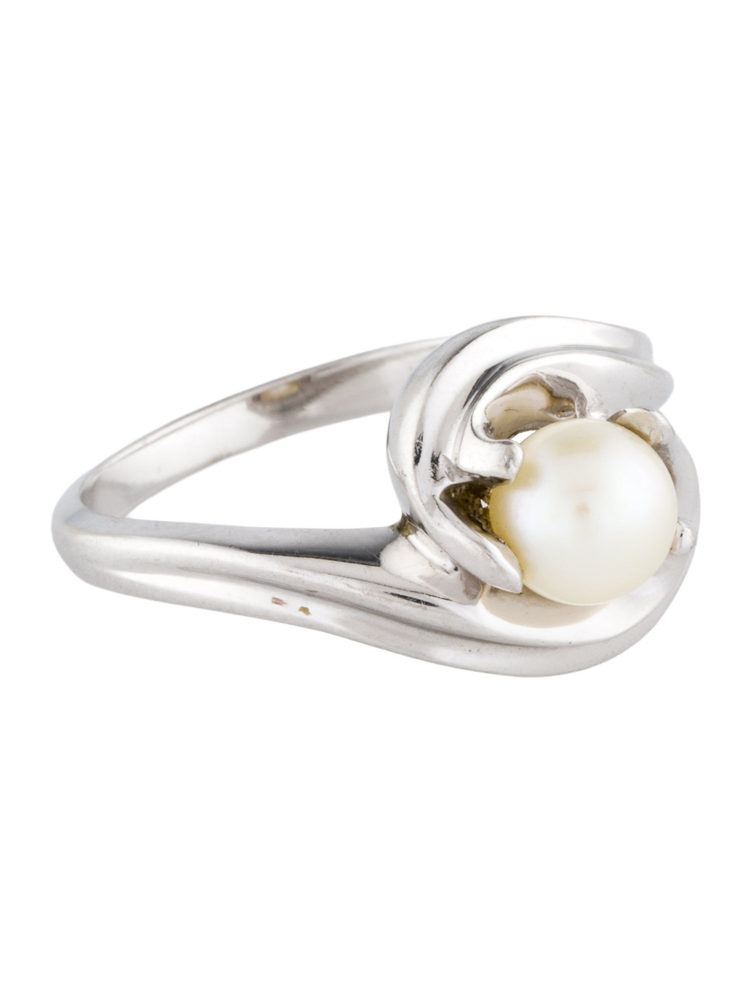 Ring 10K Pearl Cocktail