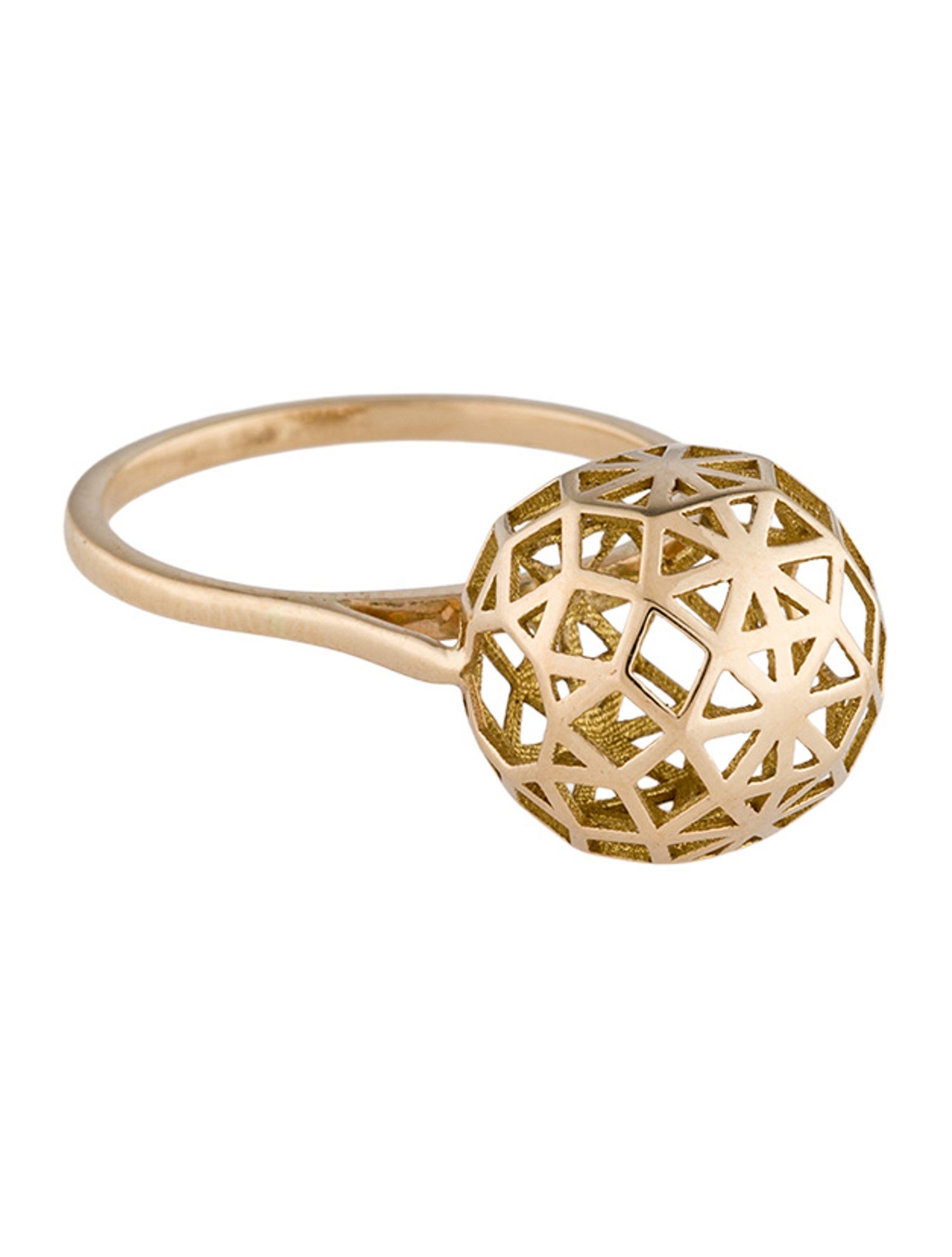 Ring 18K Geometric