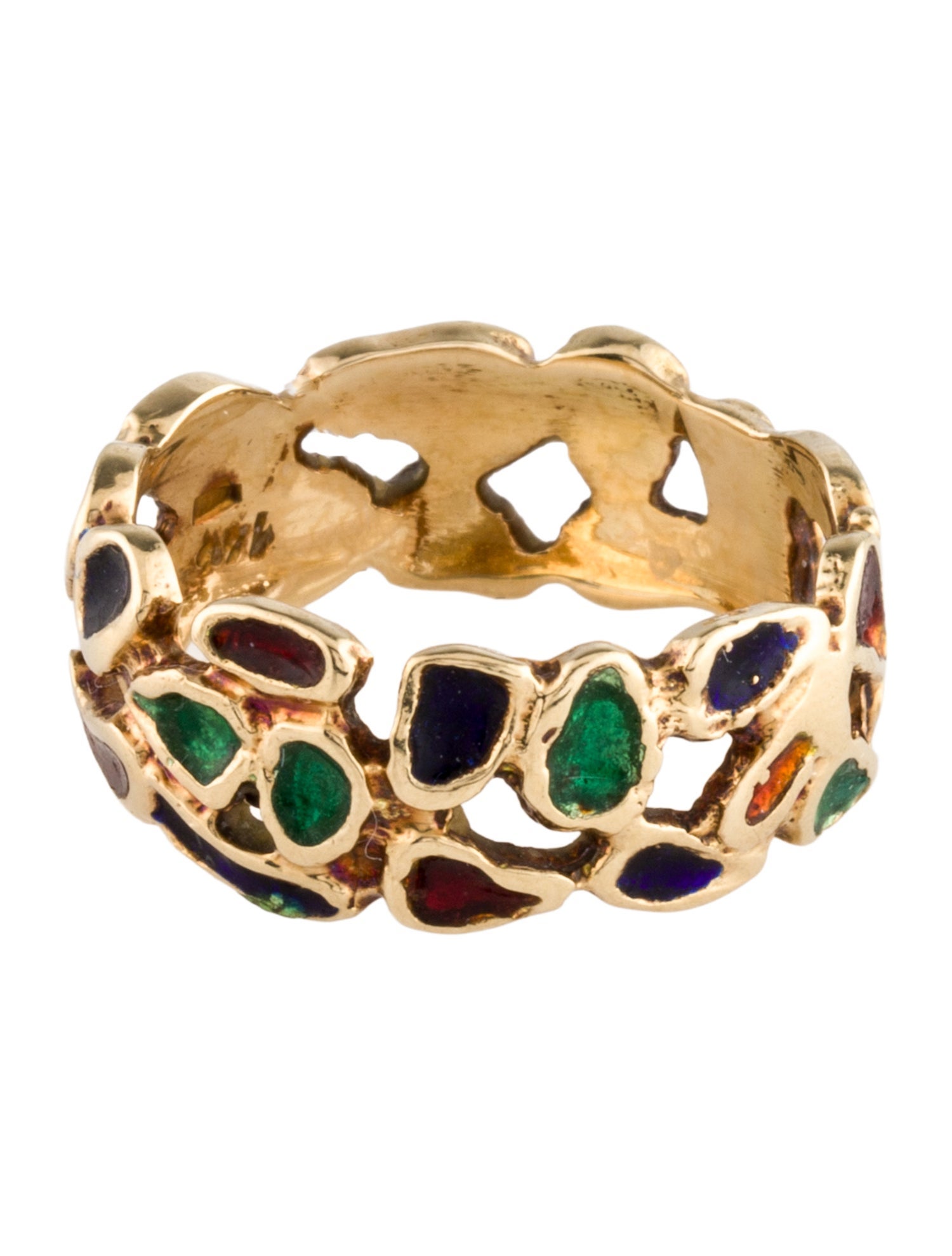 Ring 14K Enamel Band