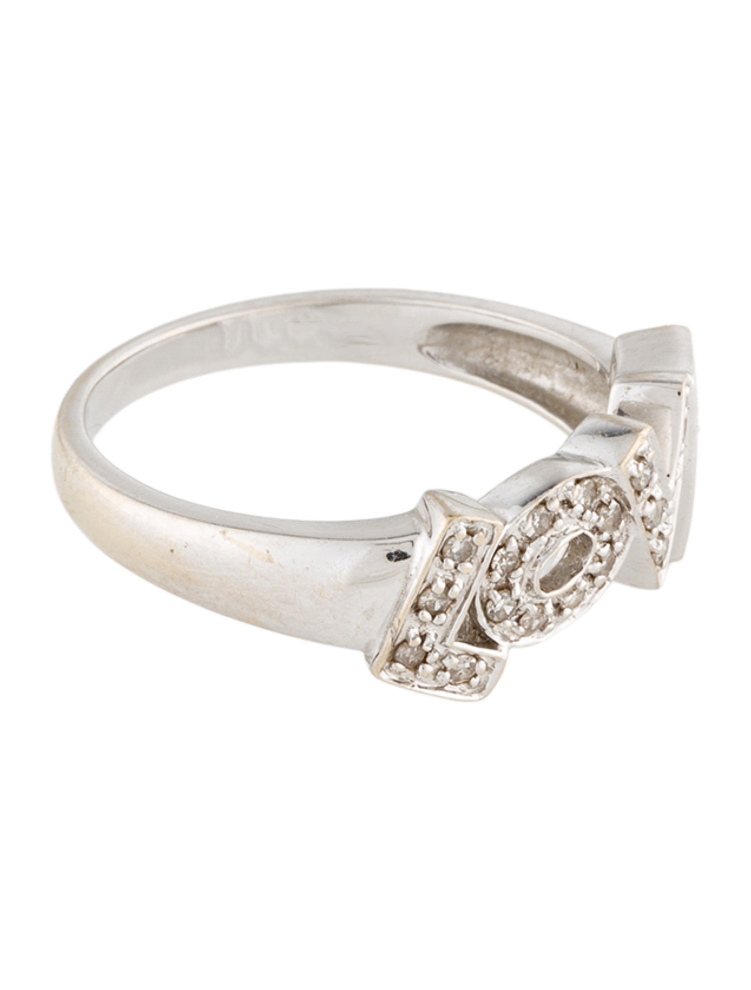 Ring 18K Diamond 'LOVE' Band