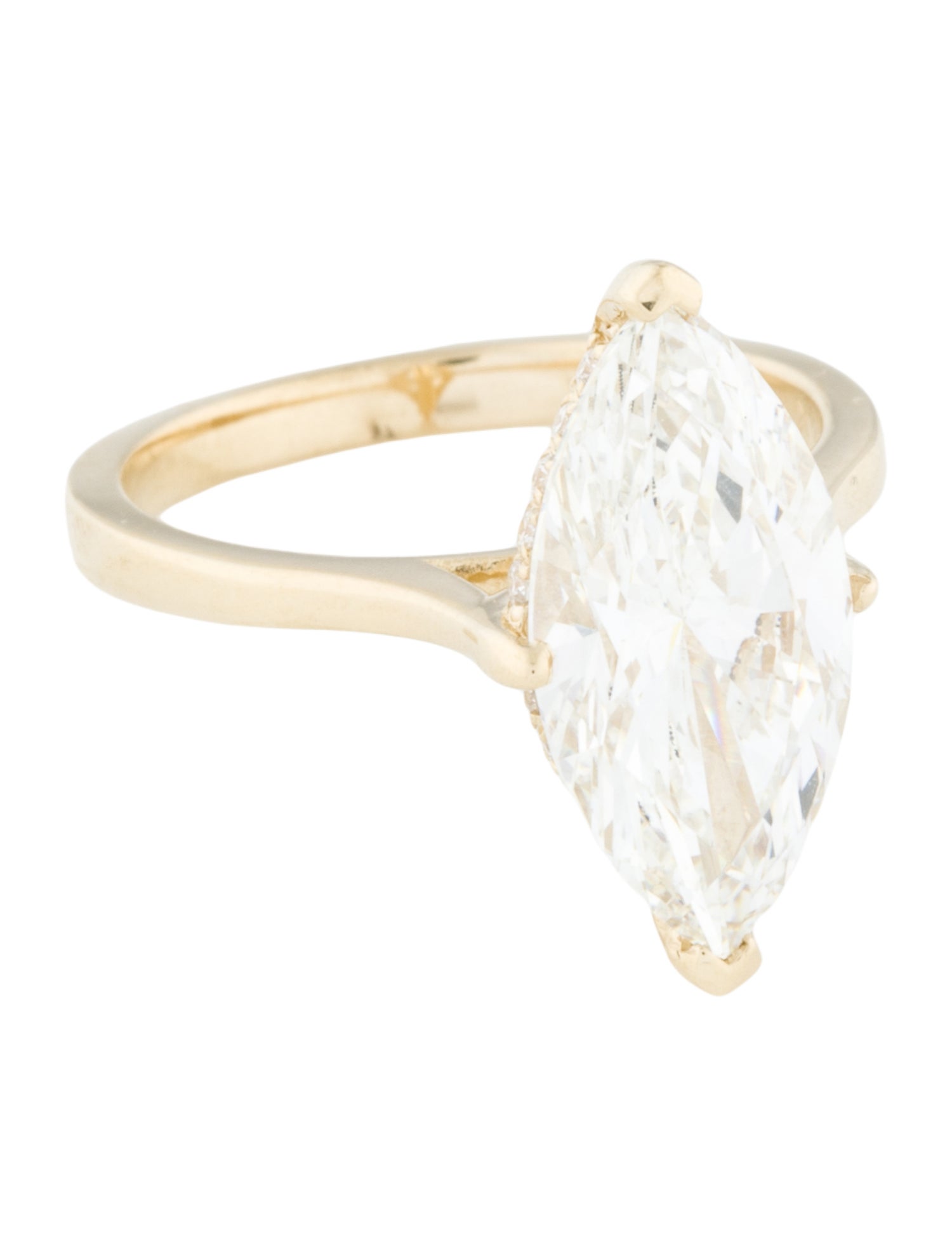 Ring 14K 4.14ctw Lab-Grown Diamond Engagement