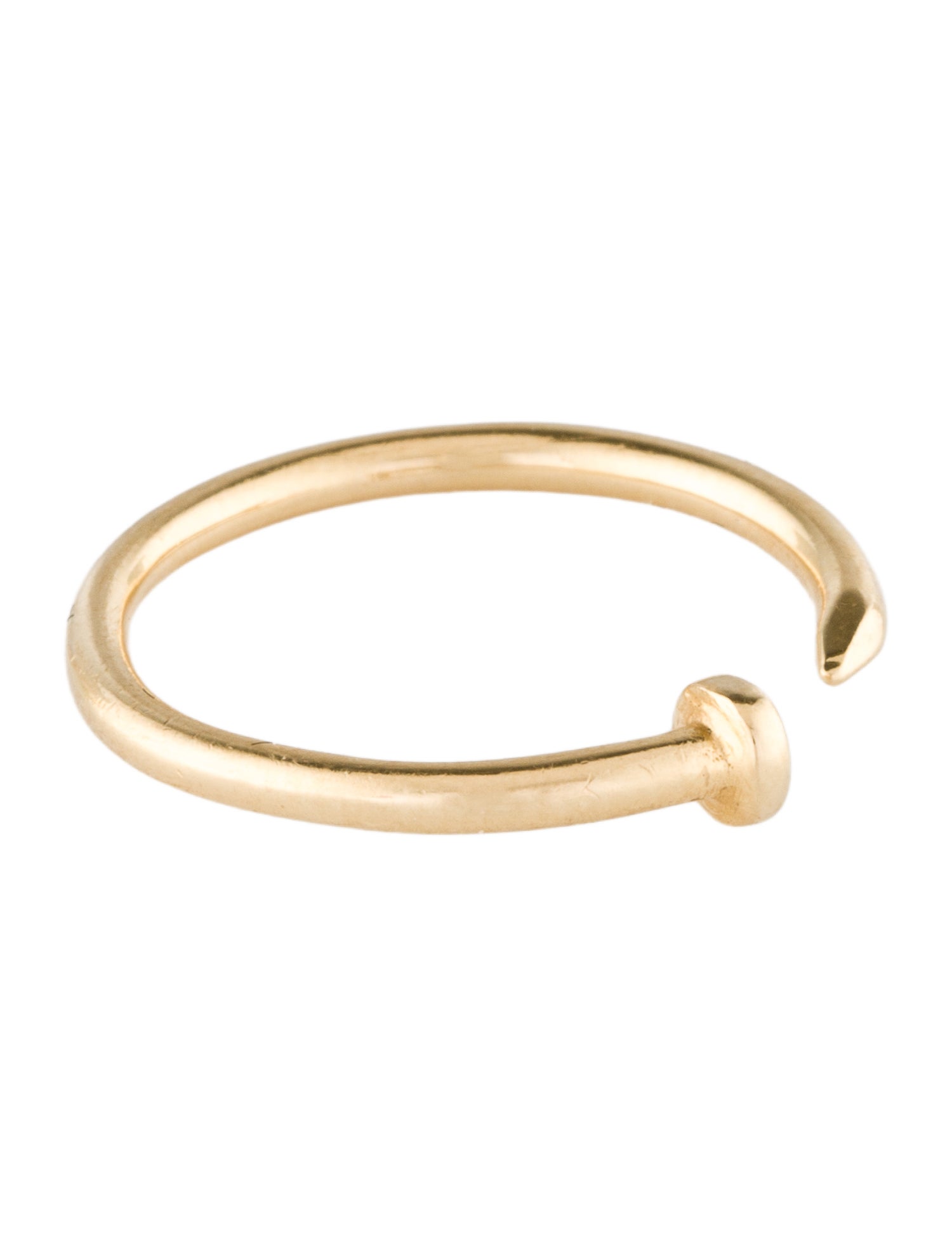 Ring 14K Diamond Nail Band
