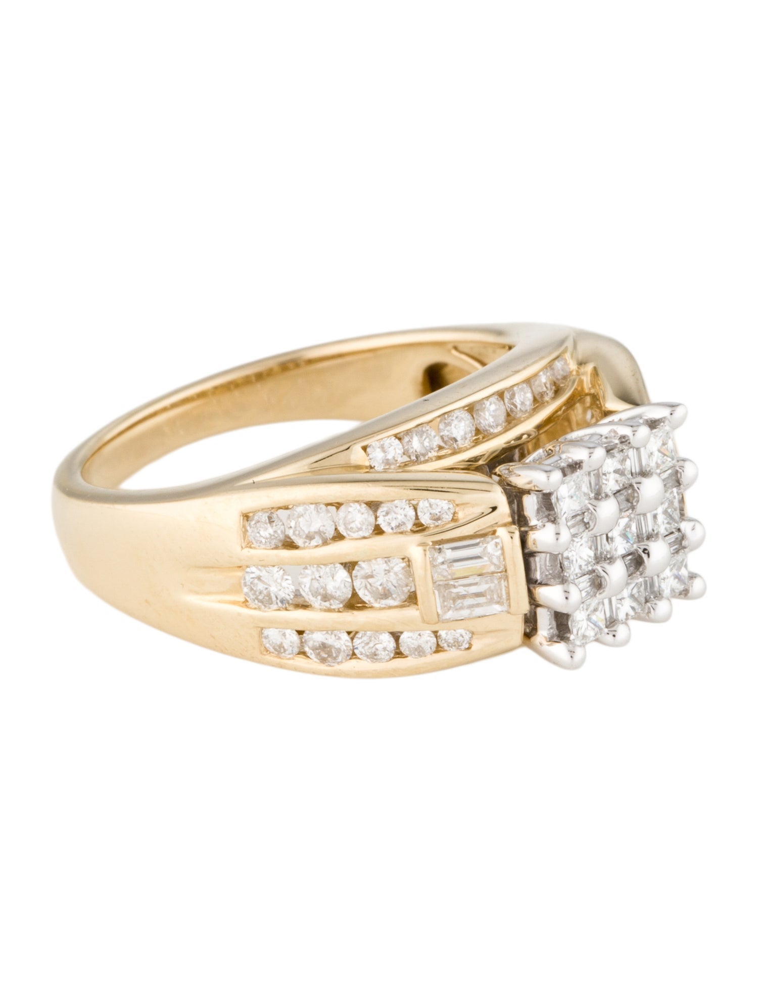 Ring 14K 1.29ctw Diamond Cocktail Ring