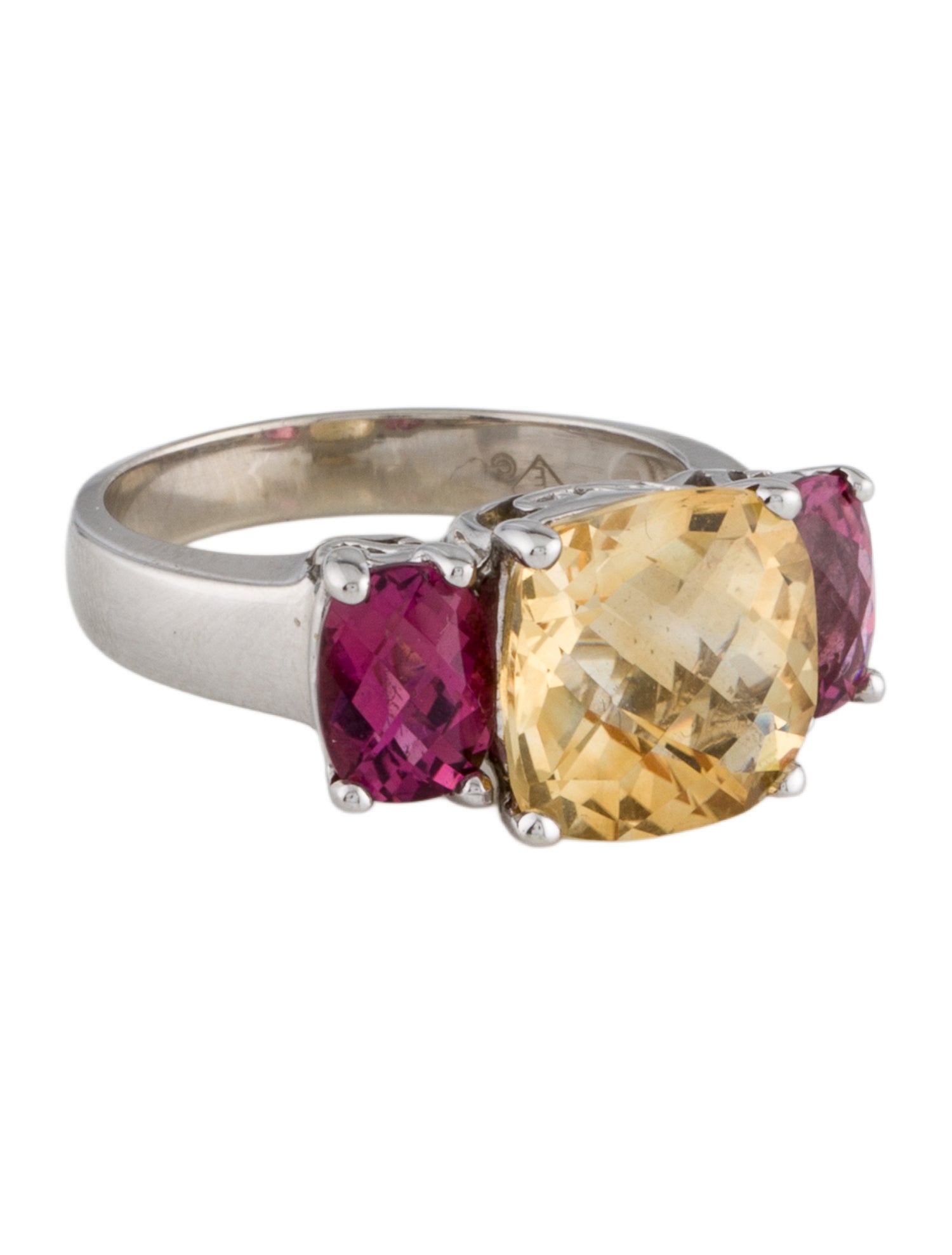 Ring 14K Tourmaline & Citrine Cocktail