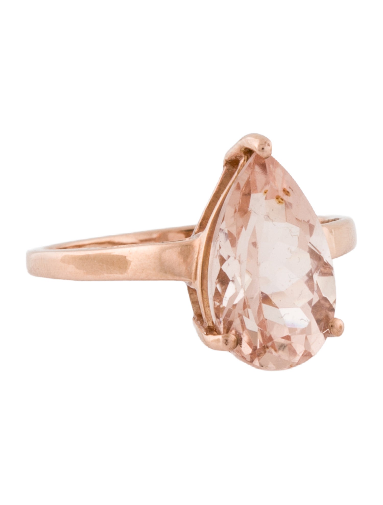 Ring 10K Morganite Cocktail