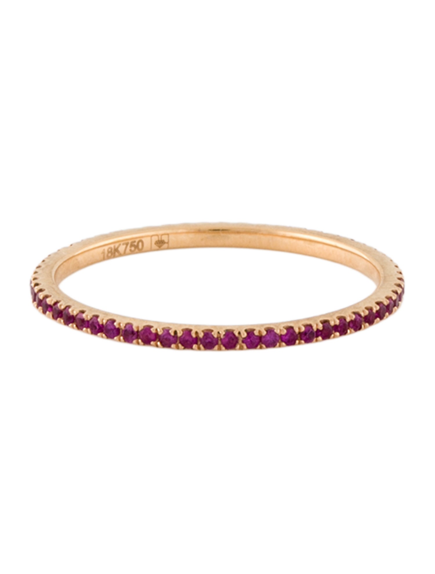 Ring 18K Ruby Eternity Band