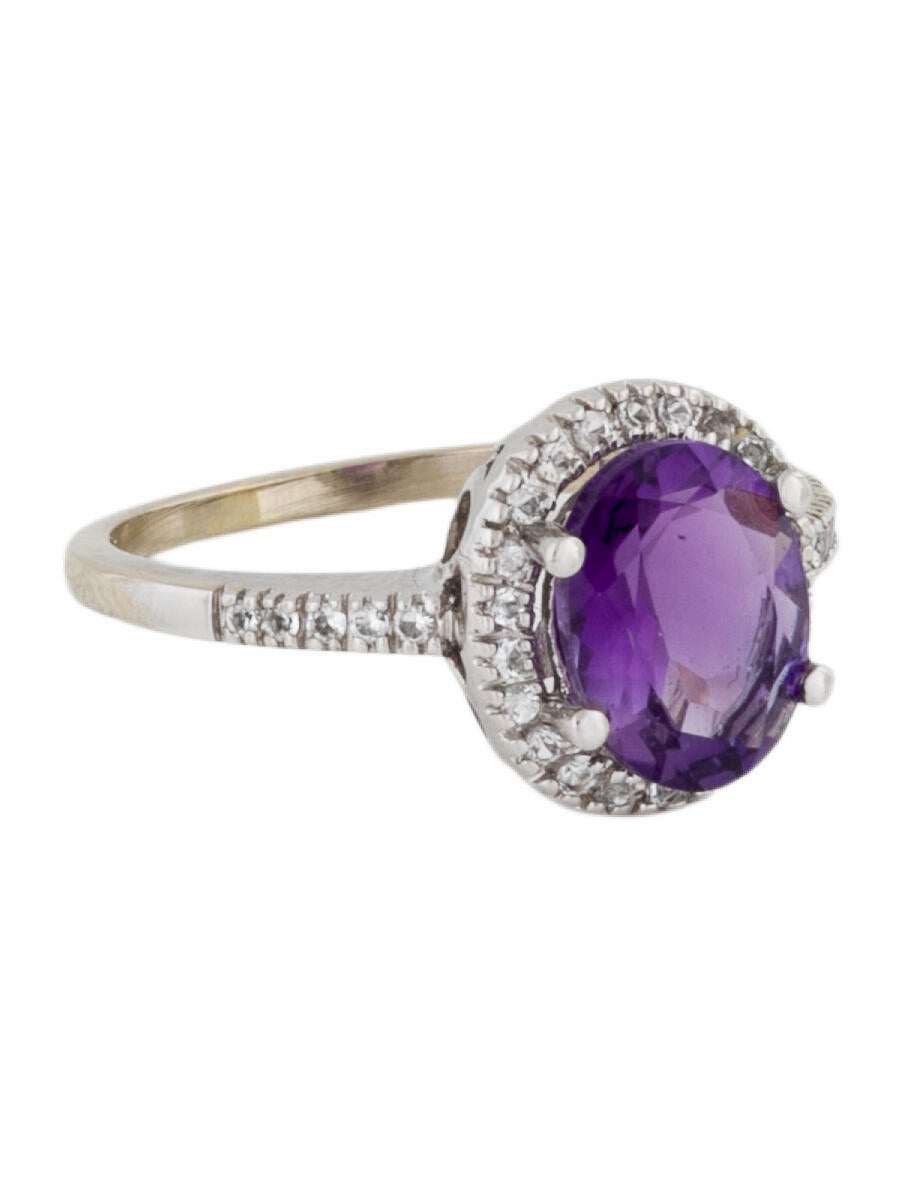 Ring 14K Amethyst & Topaz Cocktail