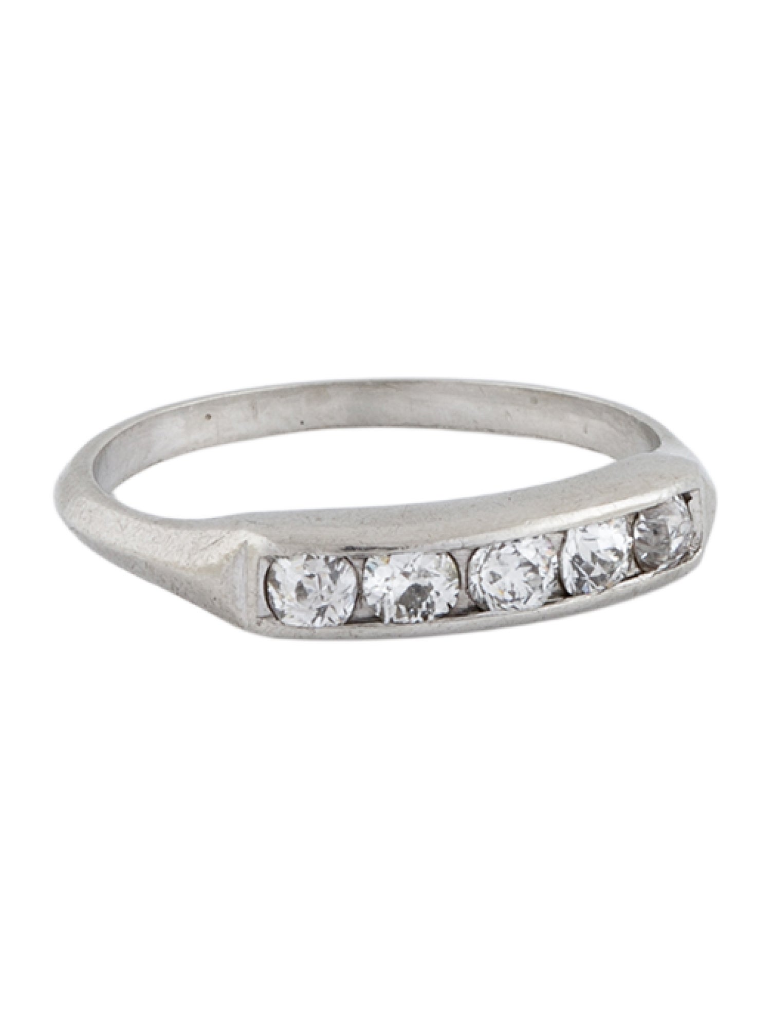 Ring Platinum Diamond Band