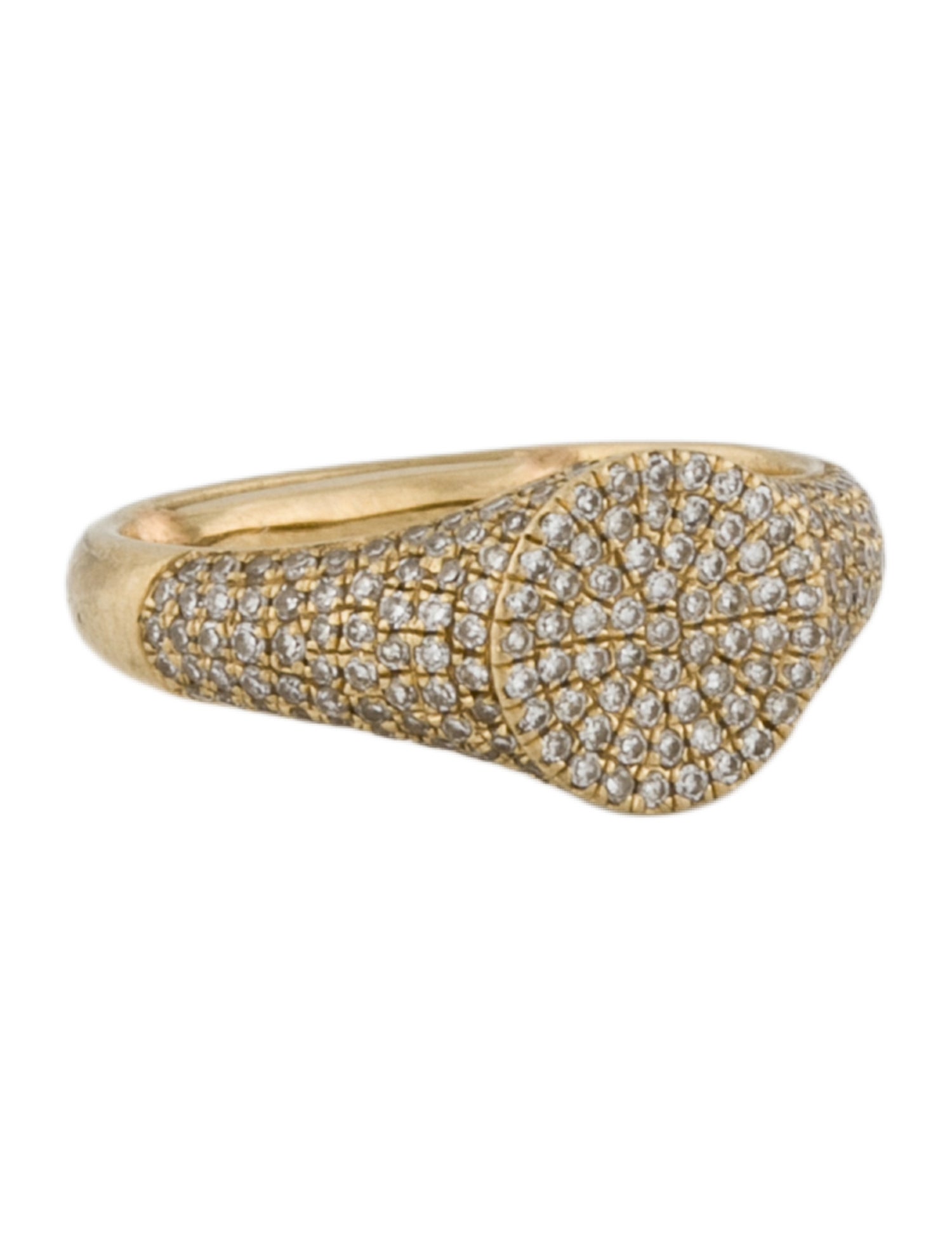 Ring 14K Diamond Pavé