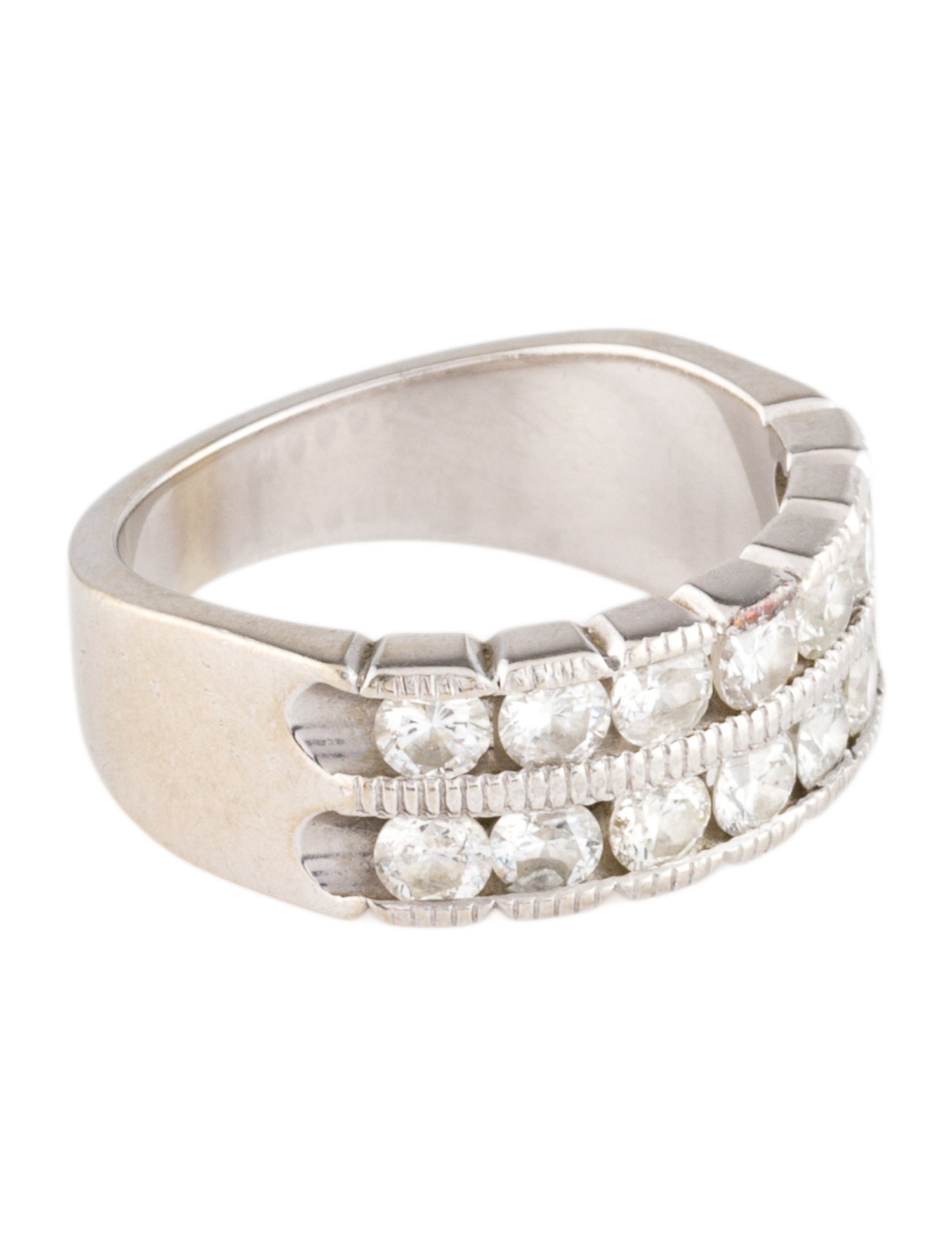 Ring 14K 1.26ctw Diamond Channel Band