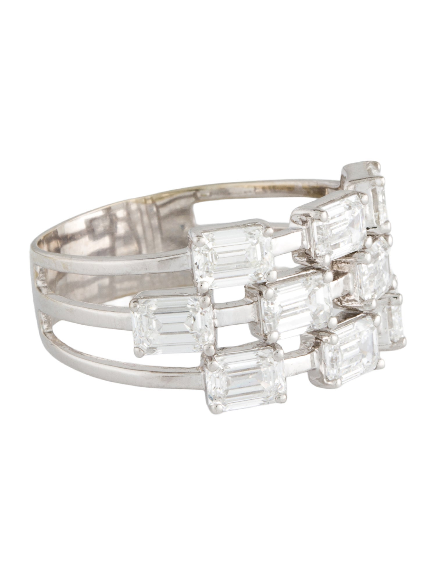 Ring 14K 3.43ctw Lab-Grown Diamond Cocktail