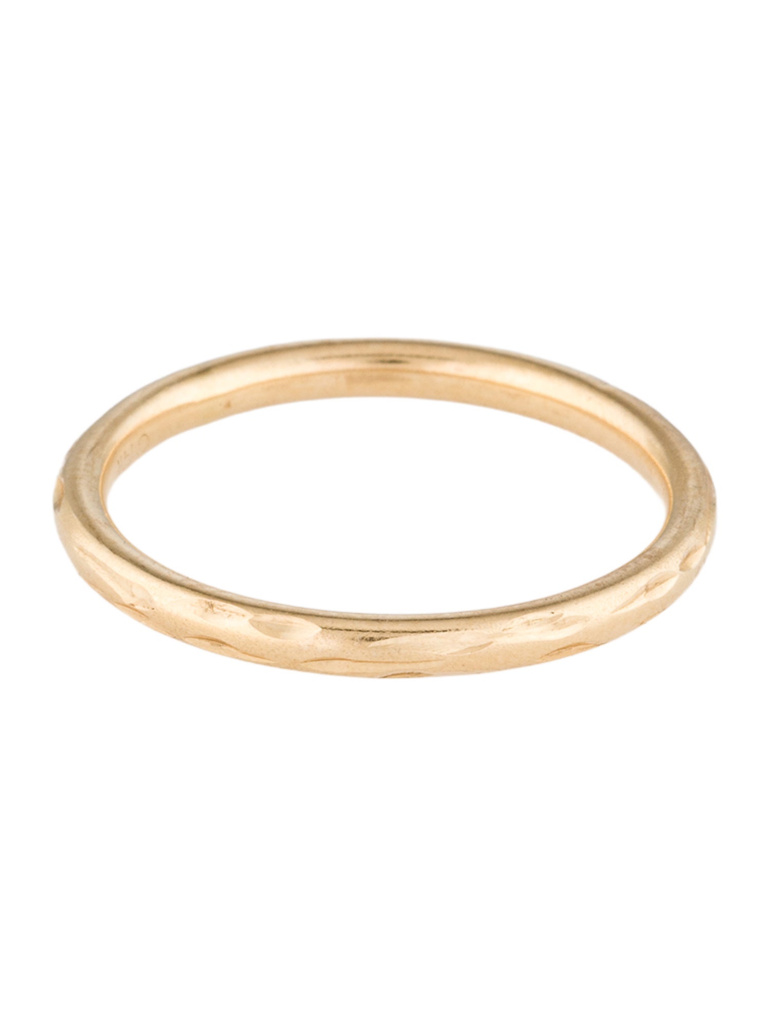 Ring 14K Textured Band