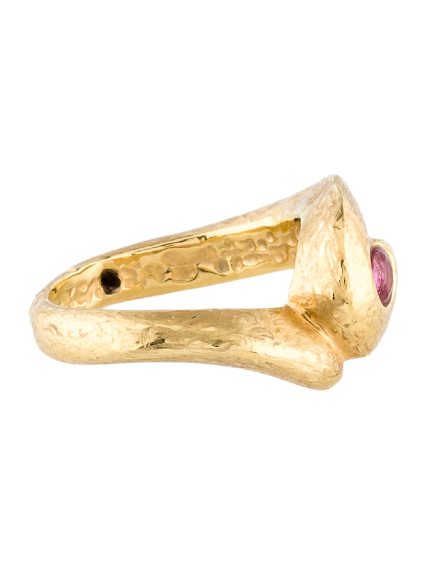 Ring 14K Ruby Swirl