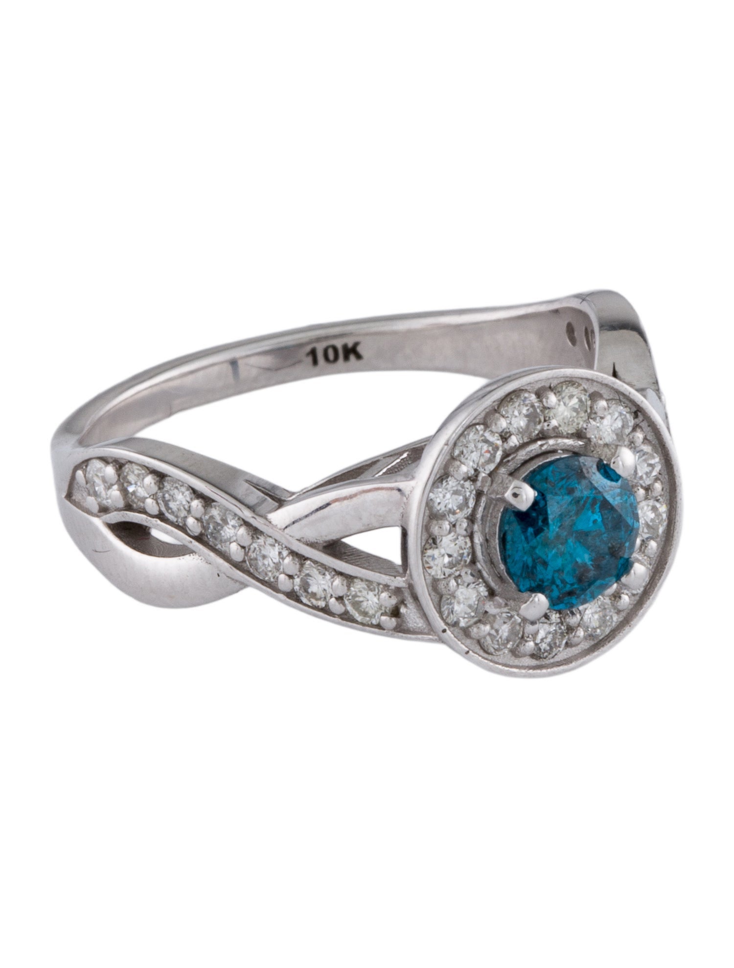 Ring 10K Diamond Cocktail