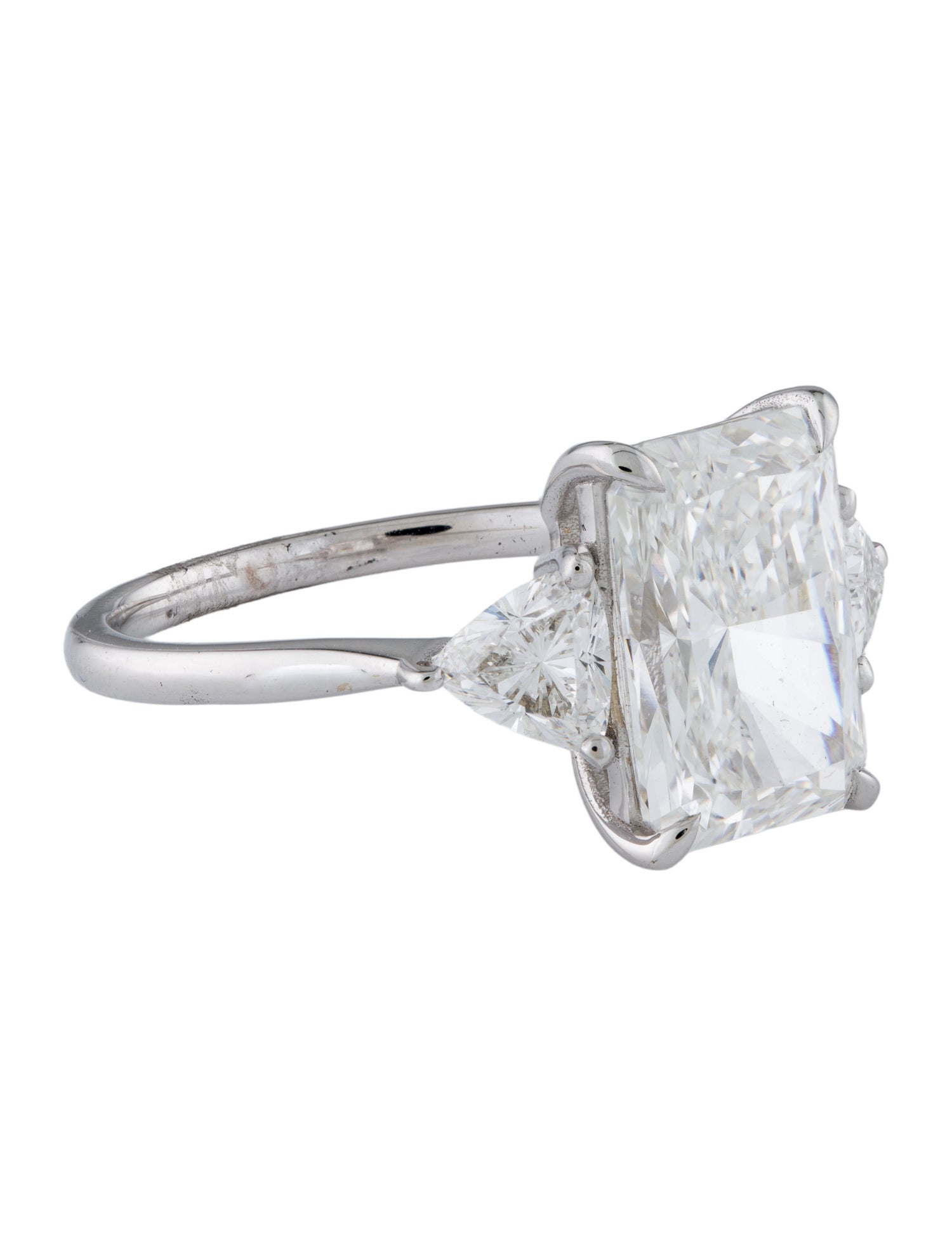 Ring 6.11ctw Lab-Grown Diamond Three Stone Engagement