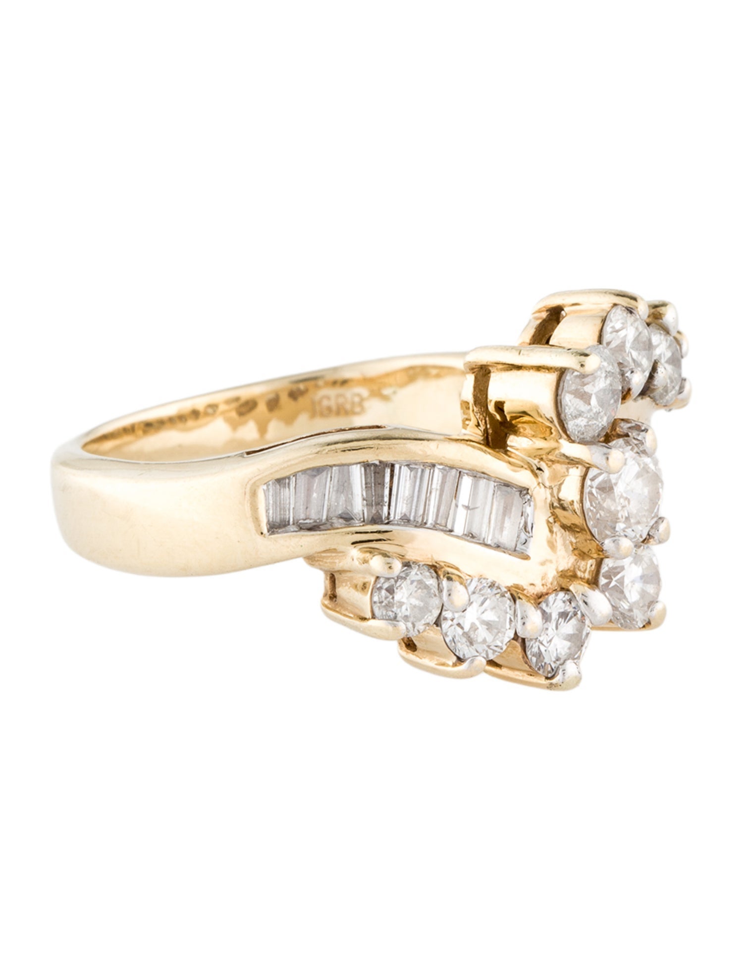 Ring 14K Diamond Cocktail