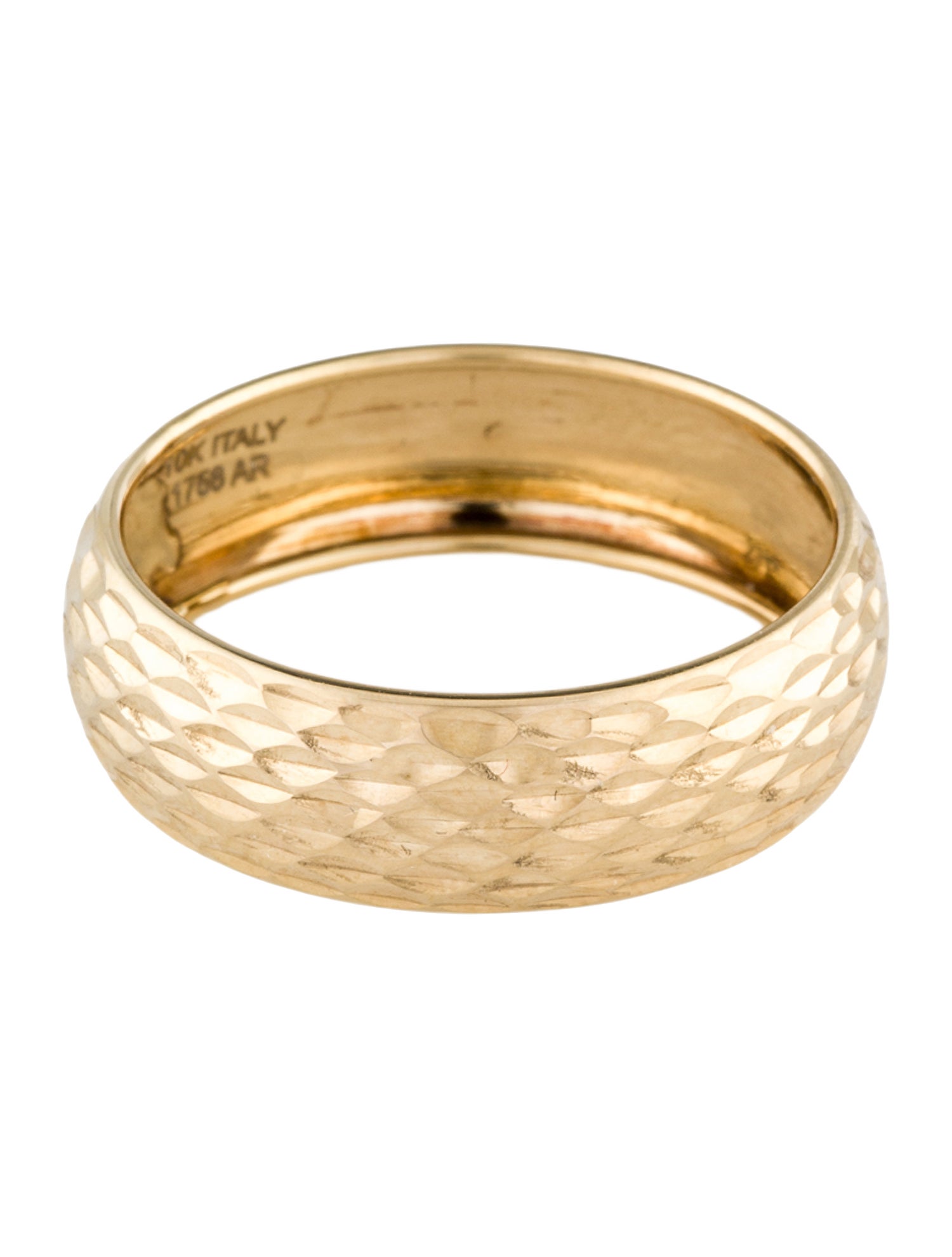 Ring 10K Textured Band