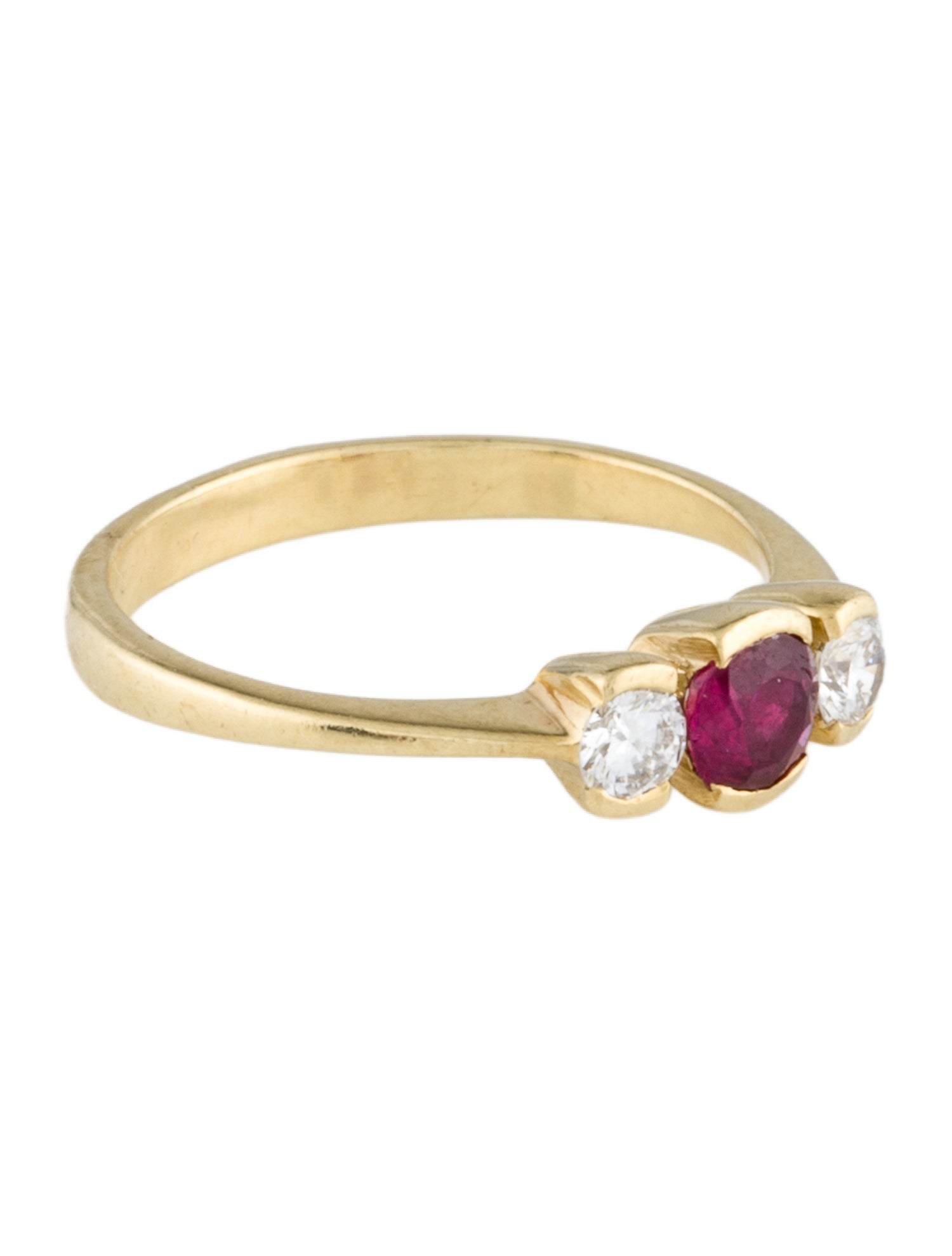 Ring 18K Ruby & Diamond Cocktail