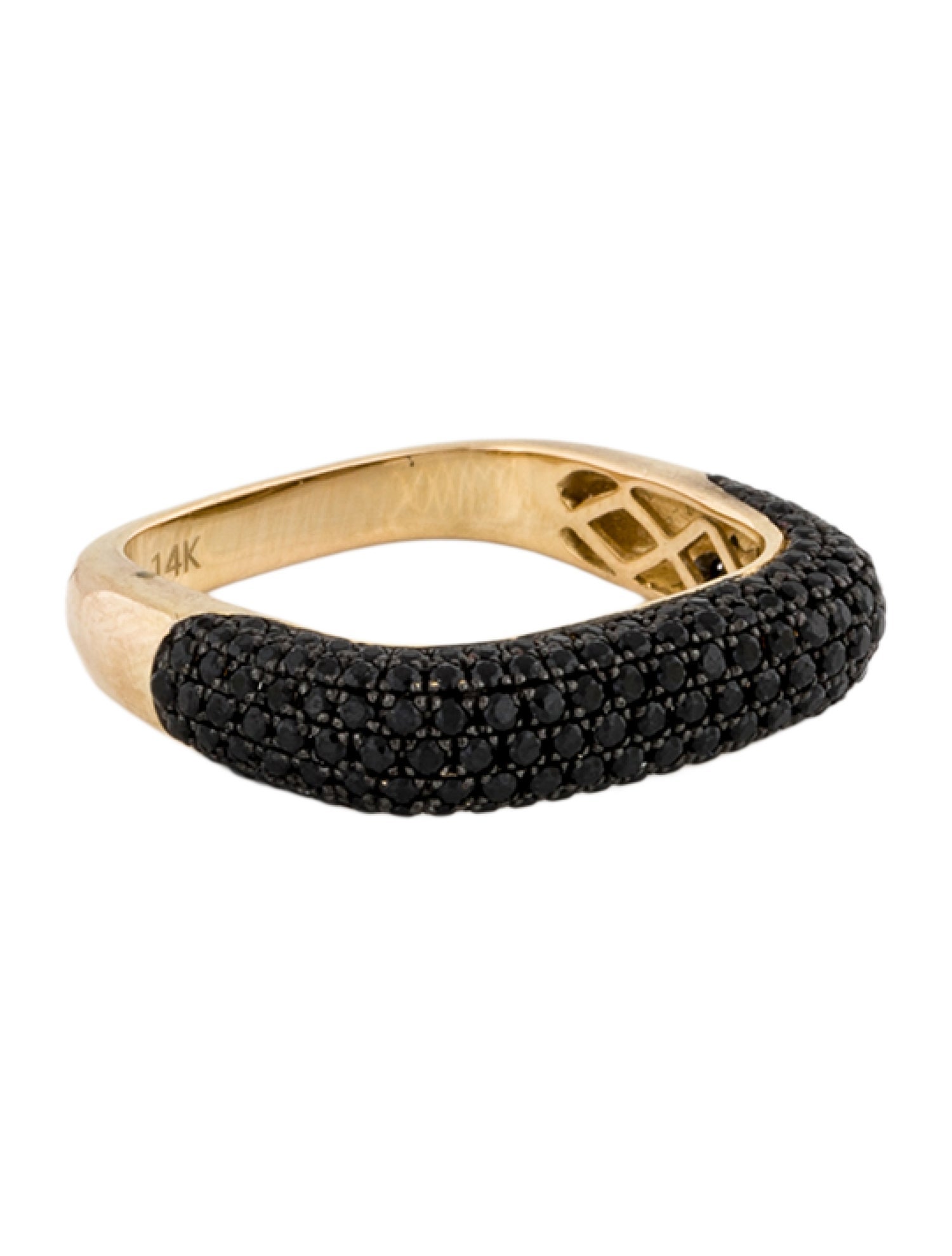 Ring 14K Spinel Square Band