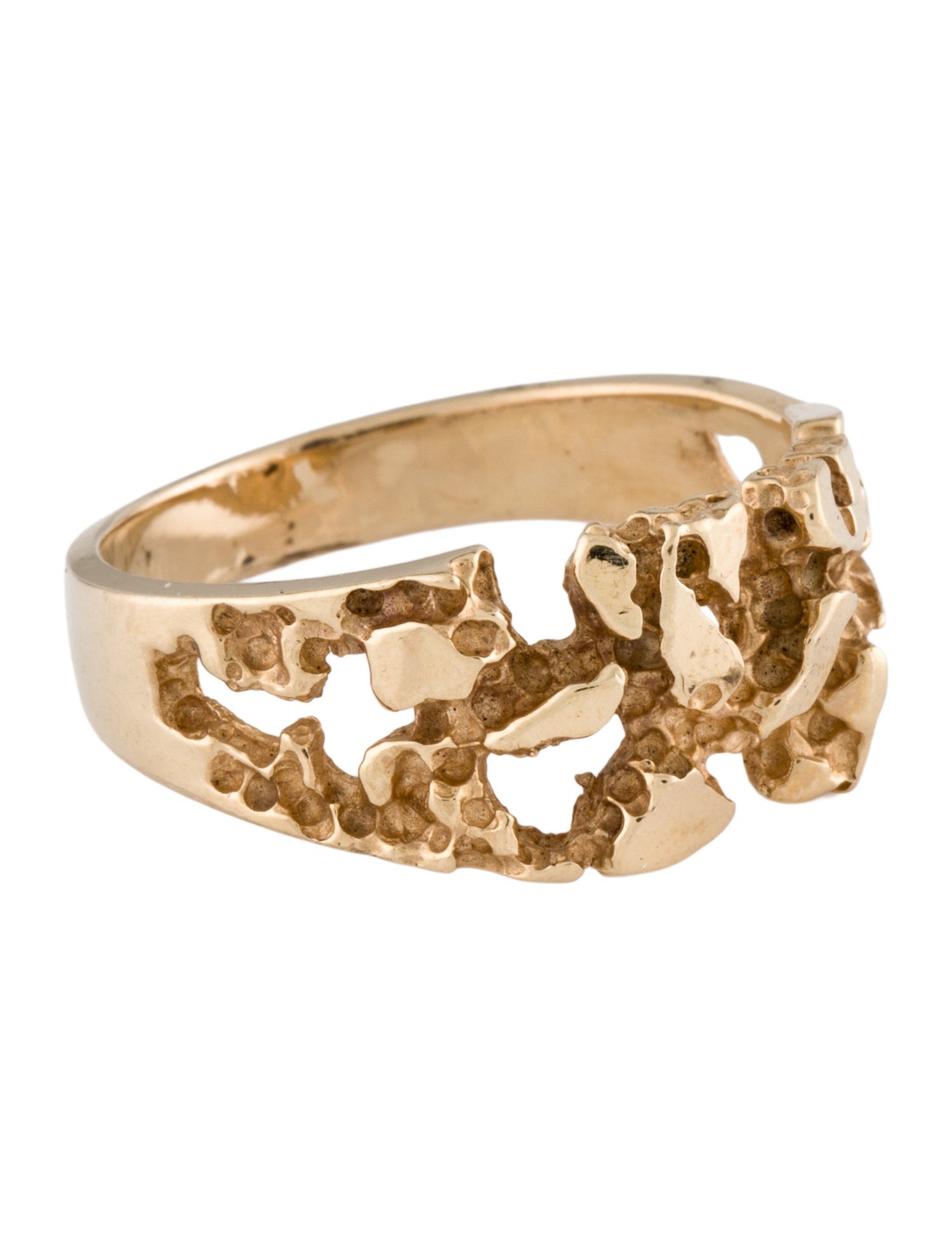 Ring 14K Nugget Band