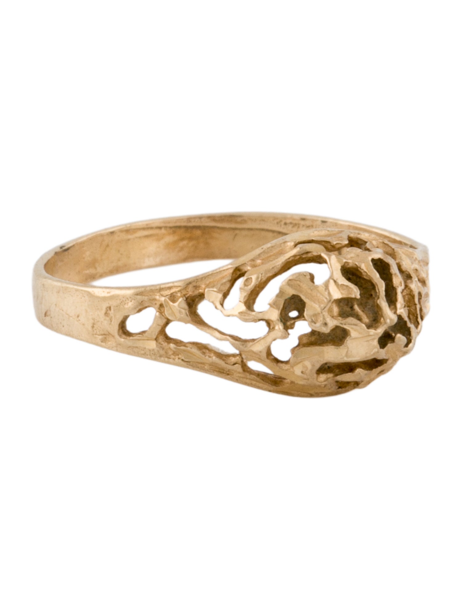 Ring 14K Textured