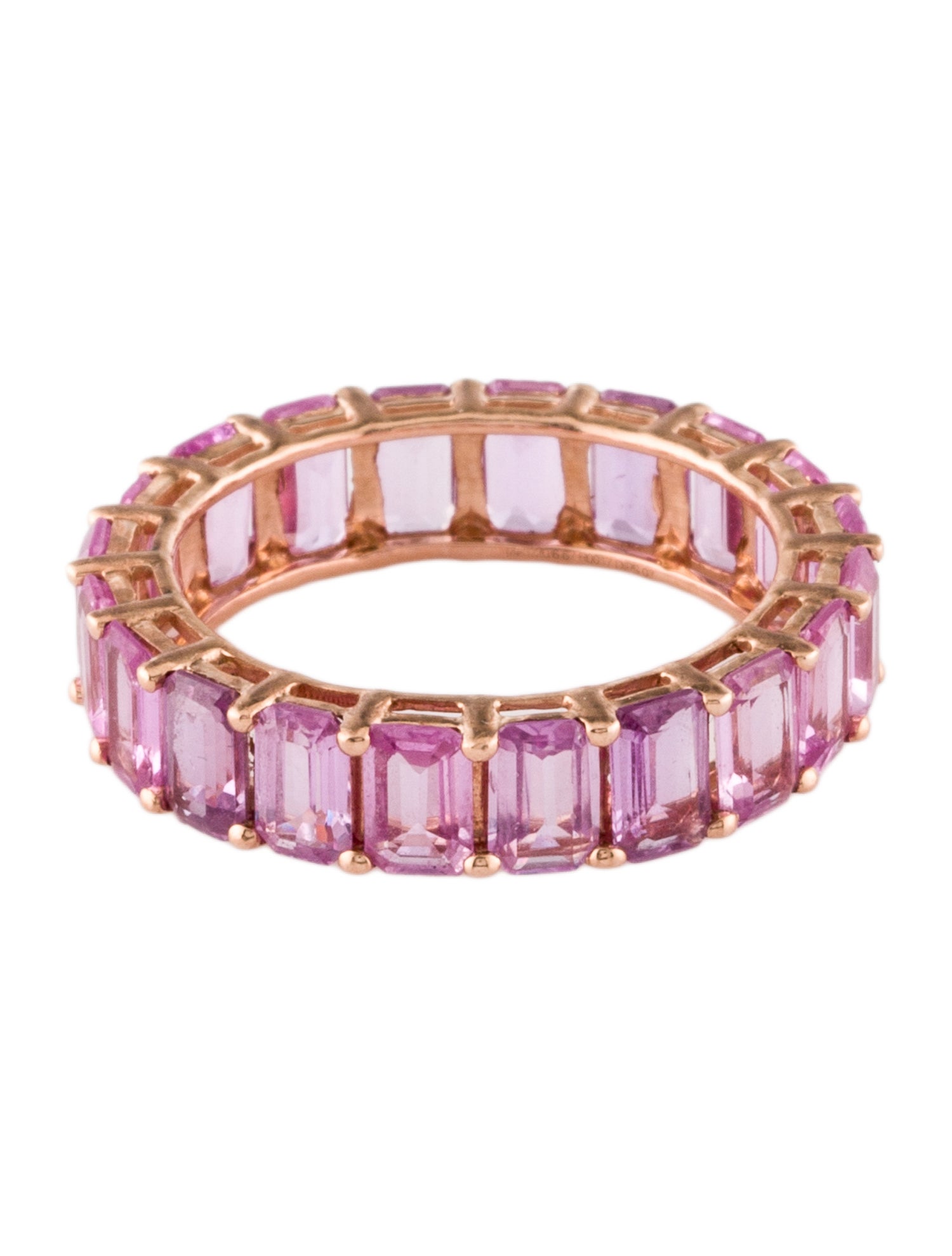 Ring 14K 4.60ctw Sapphire Eternity Band