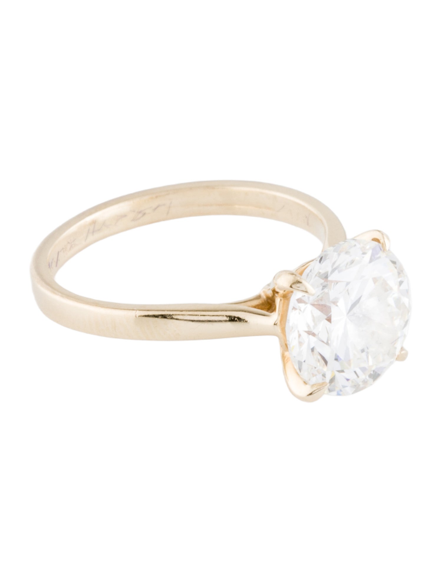 Ring 14K 3.01ct Lab-Grown Diamond Engagement