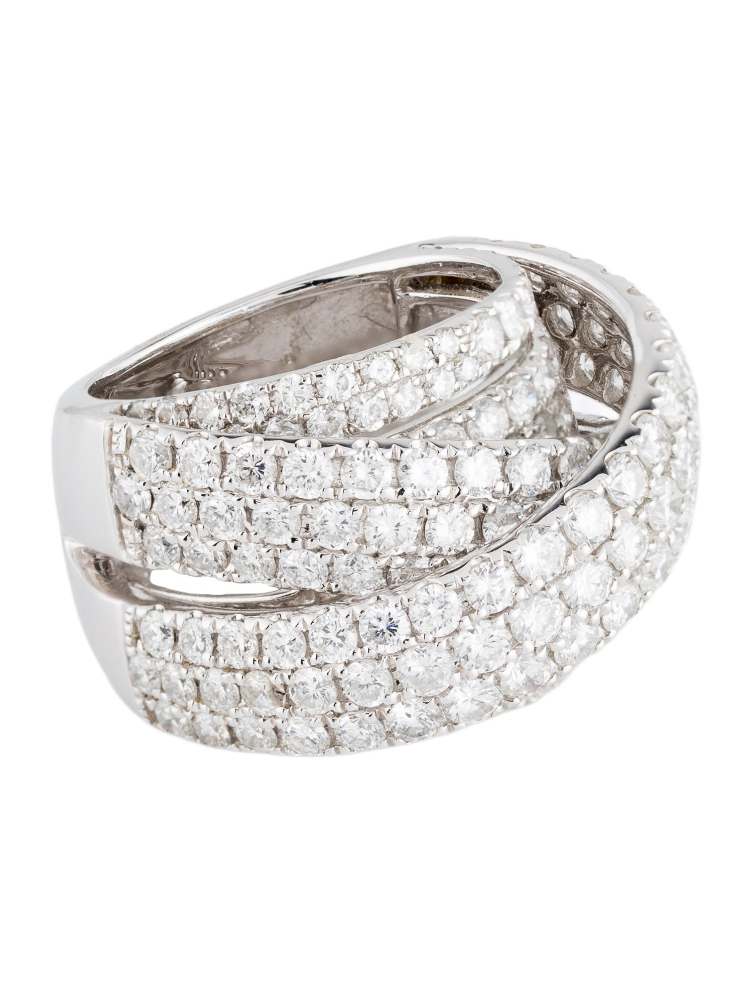 Ring 18K 5.75ctw Diamond Cocktail