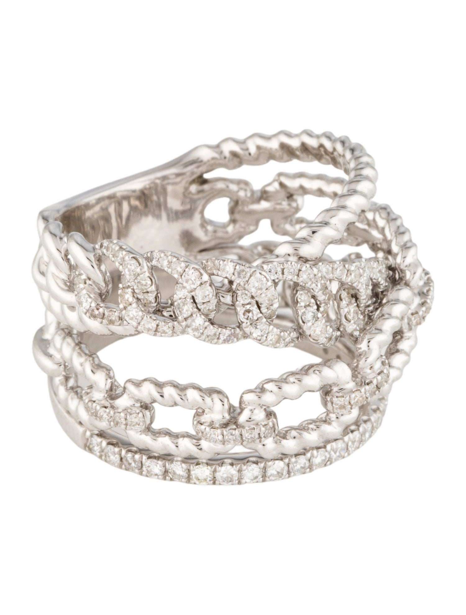 Ring 18K Diamond Link