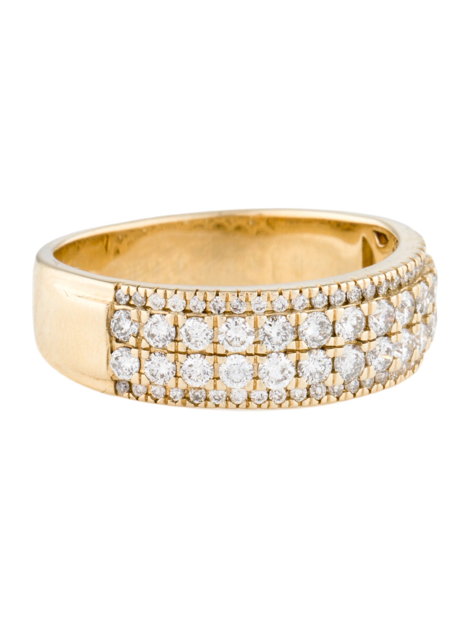 Ring 14K Diamond Pavé Band