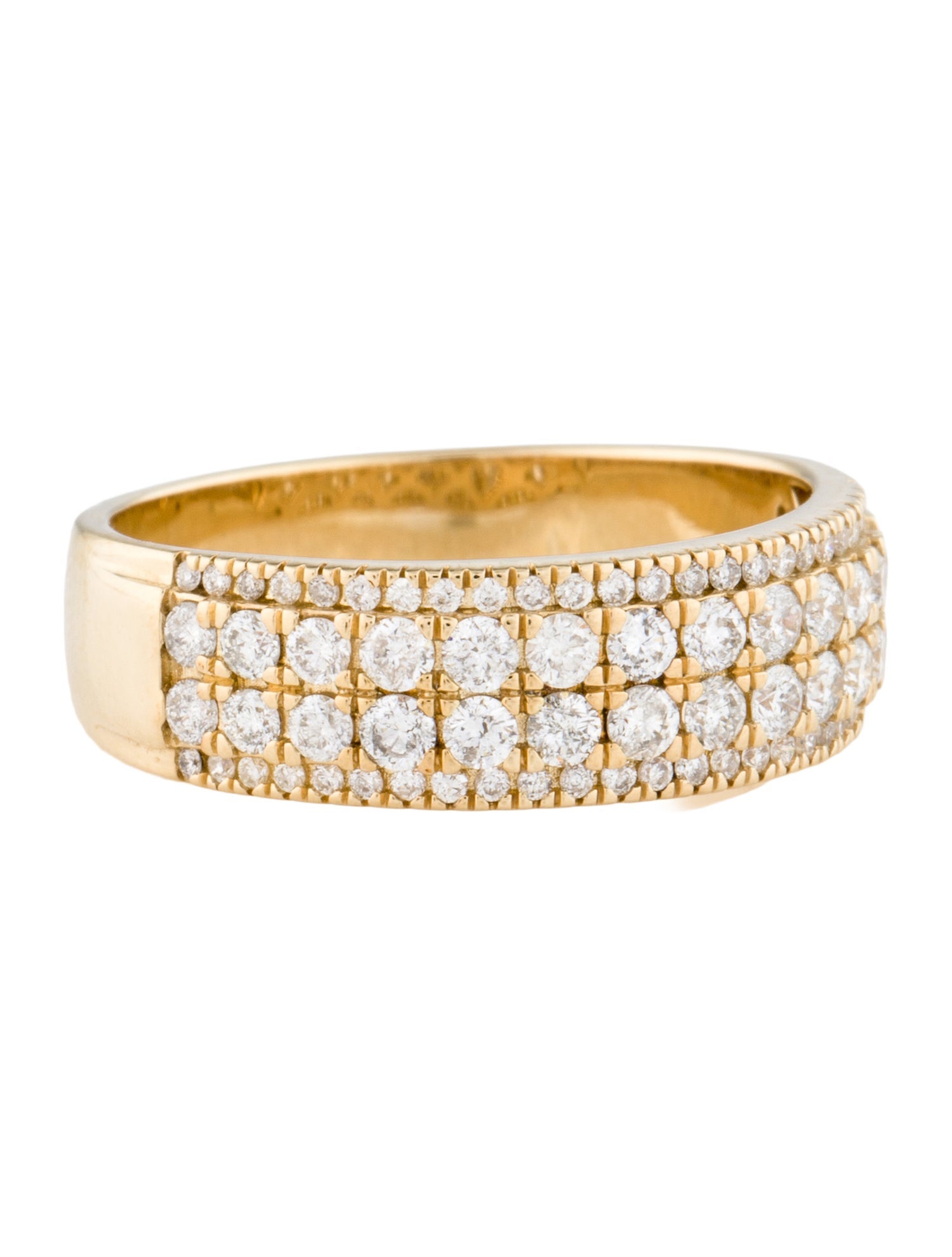 Ring 14K Diamond Pavé Band