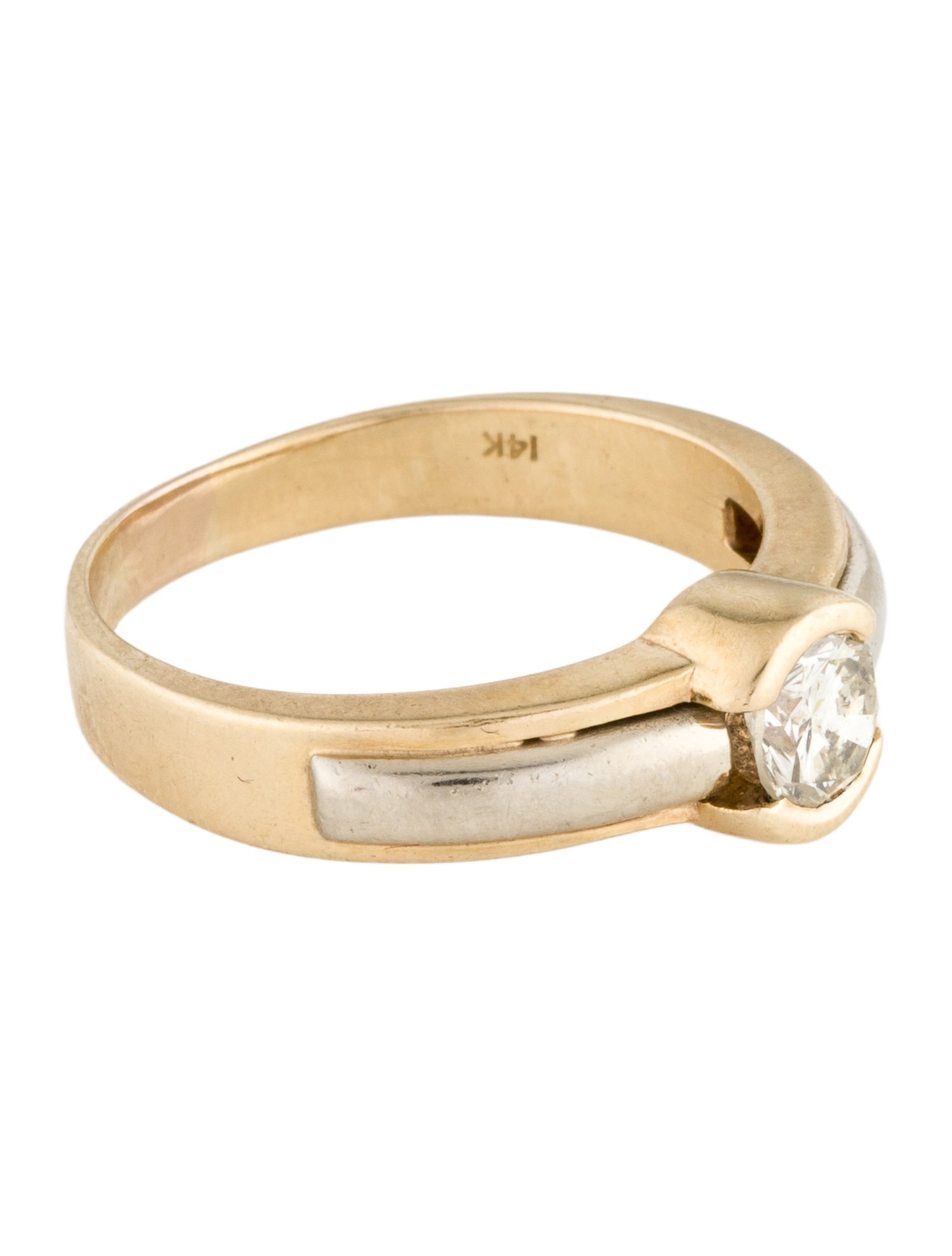 Ring 14K Diamond Signet