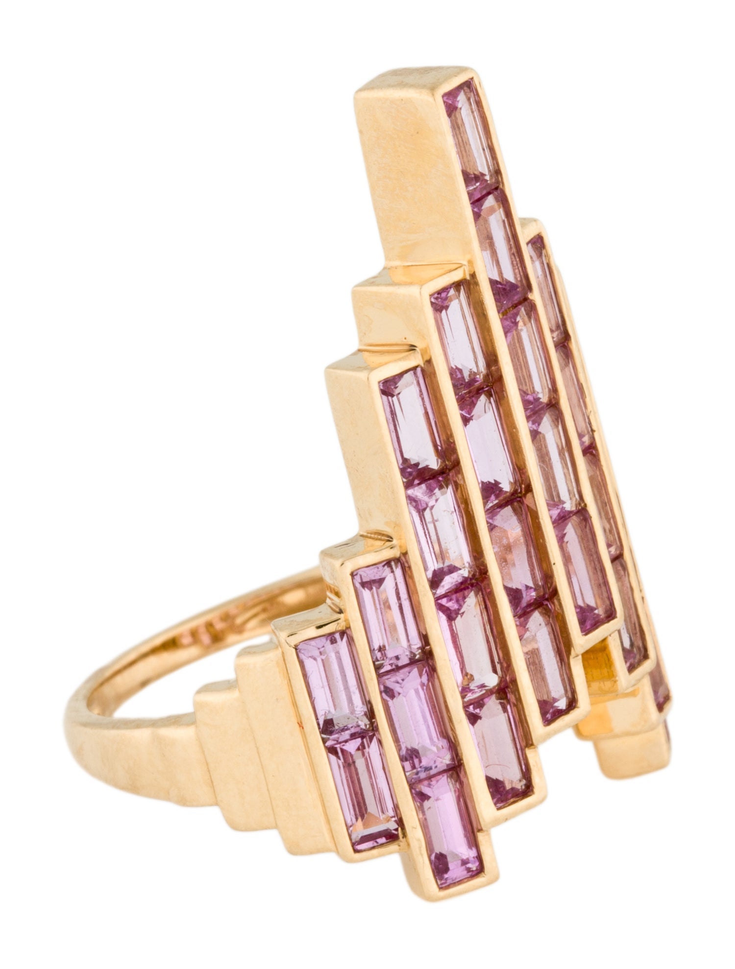 Ring 18K 4.34ctw Sapphire Cocktail