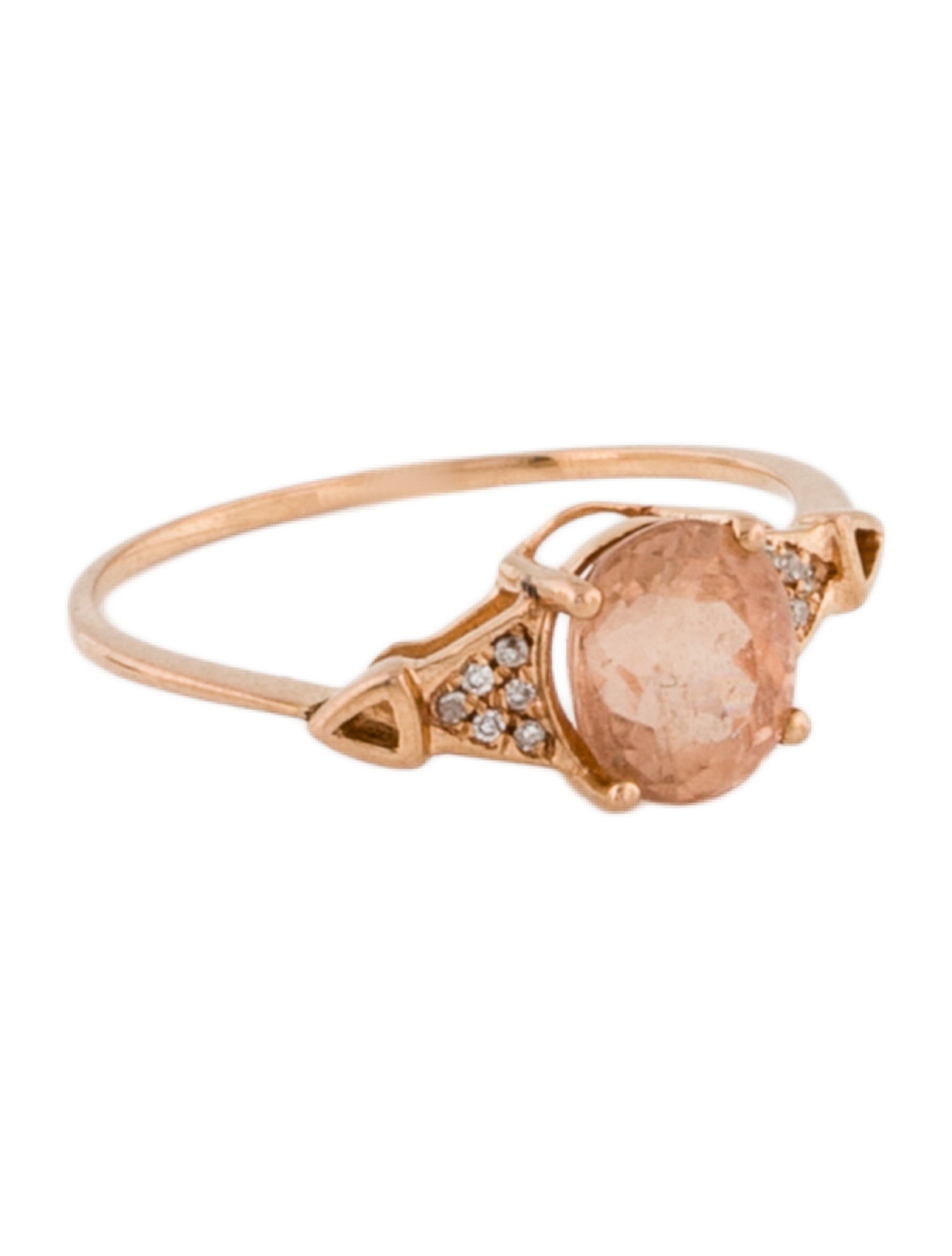 Ring 18K Tourmaline & Diamond Cocktail