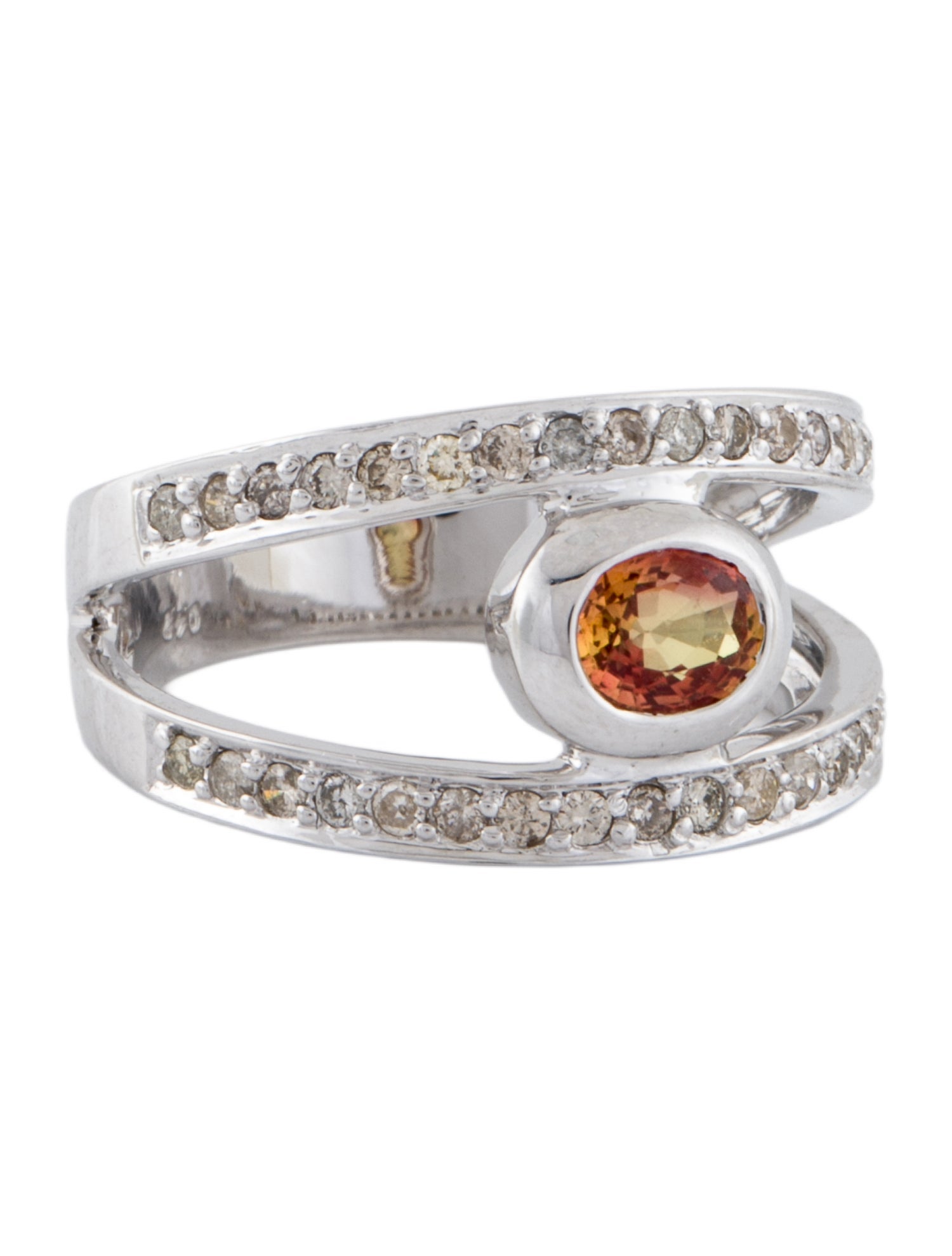 Ring 18K Sapphire & Diamond