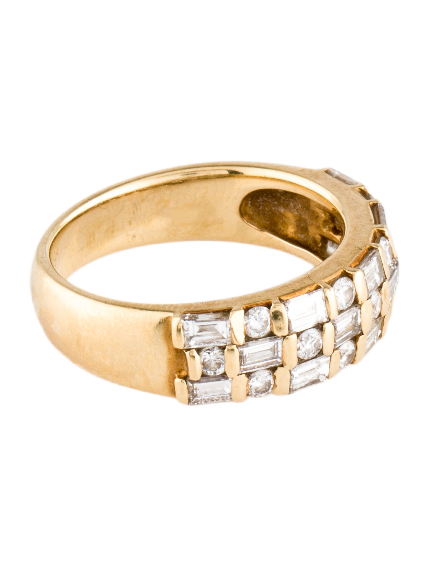 Ring 18K 1.30ctw Diamond Lattice Band