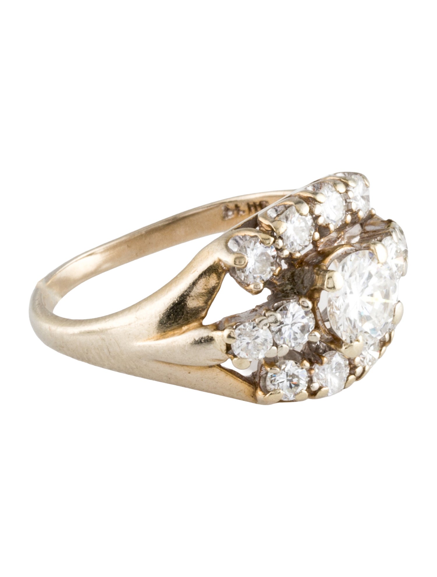 Ring 14K 1.31ctw Diamond Cocktail Ring