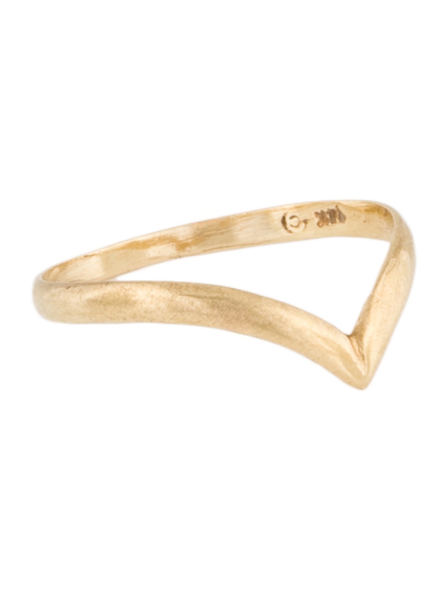 Ring 14K V-Shaped Band