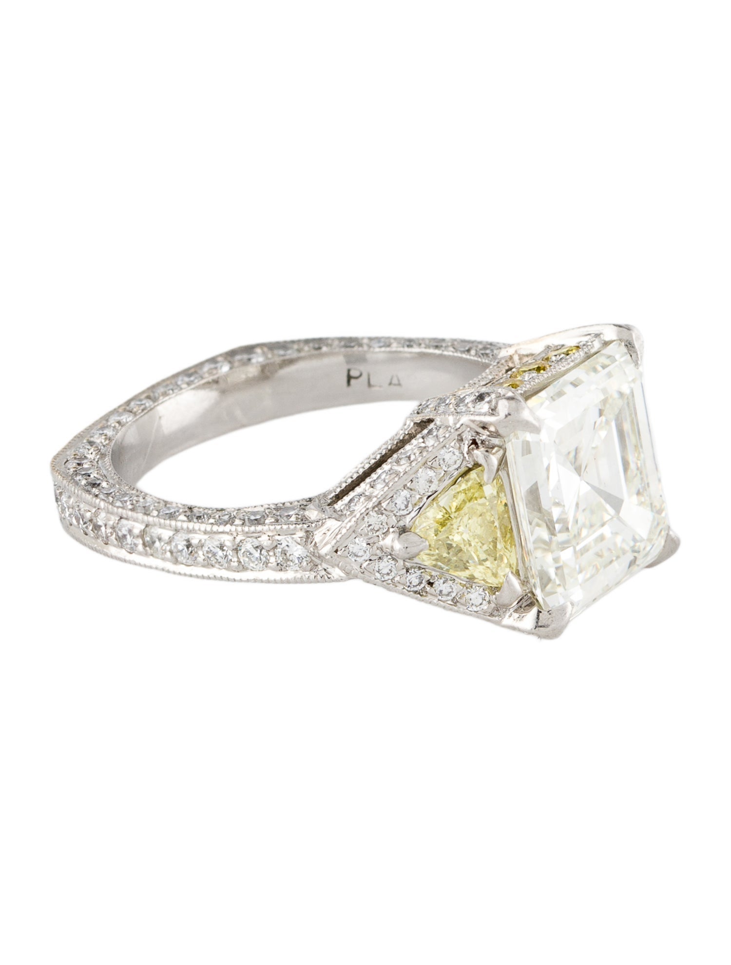 Ring Platinum 3.28ct Diamond Engagement Ring