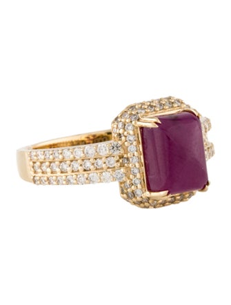 Ring 14K 2.45ctw Ruby & Diamond Cocktail Ring